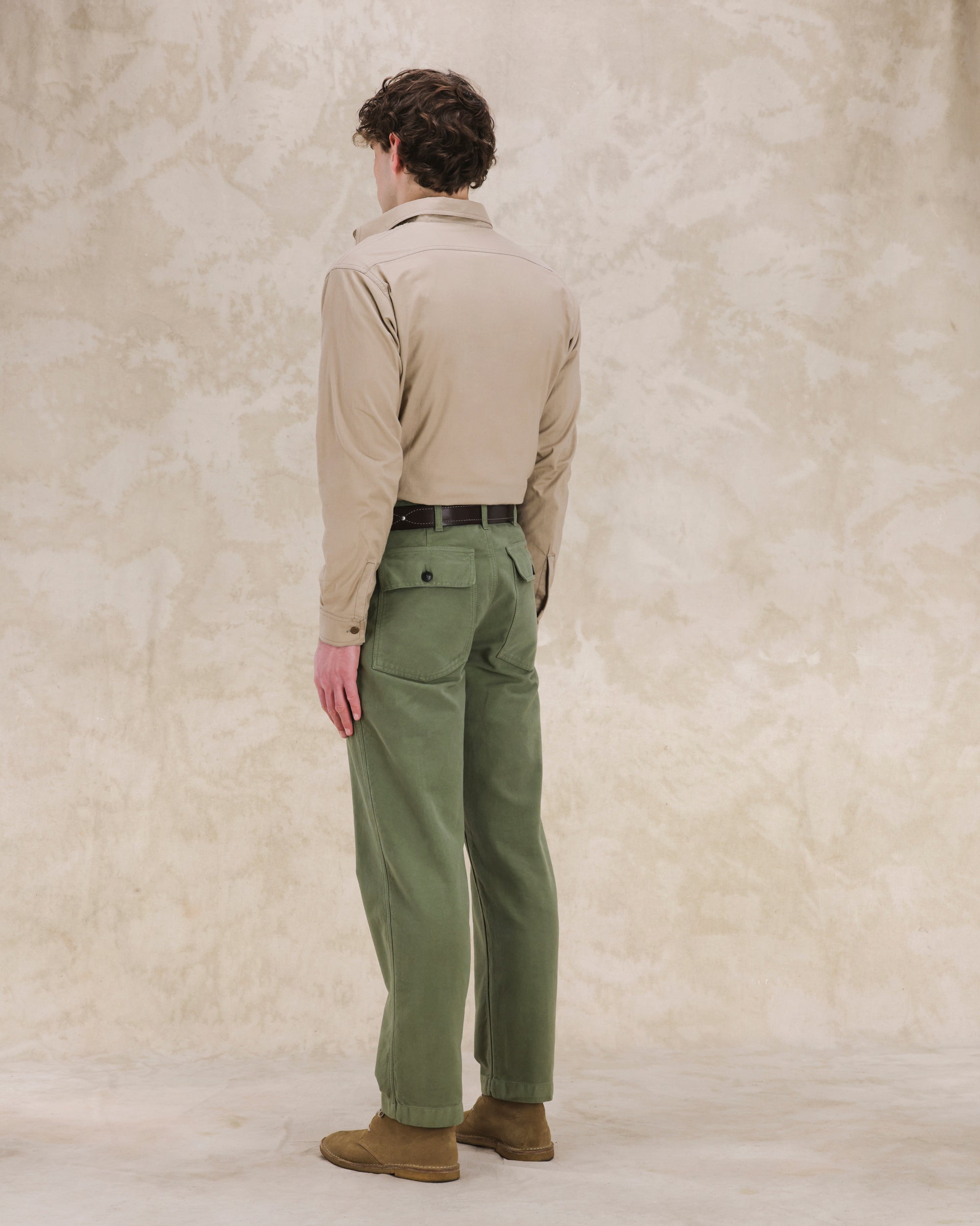 Newfatigue Pantaloni Fatigue In Moleskin