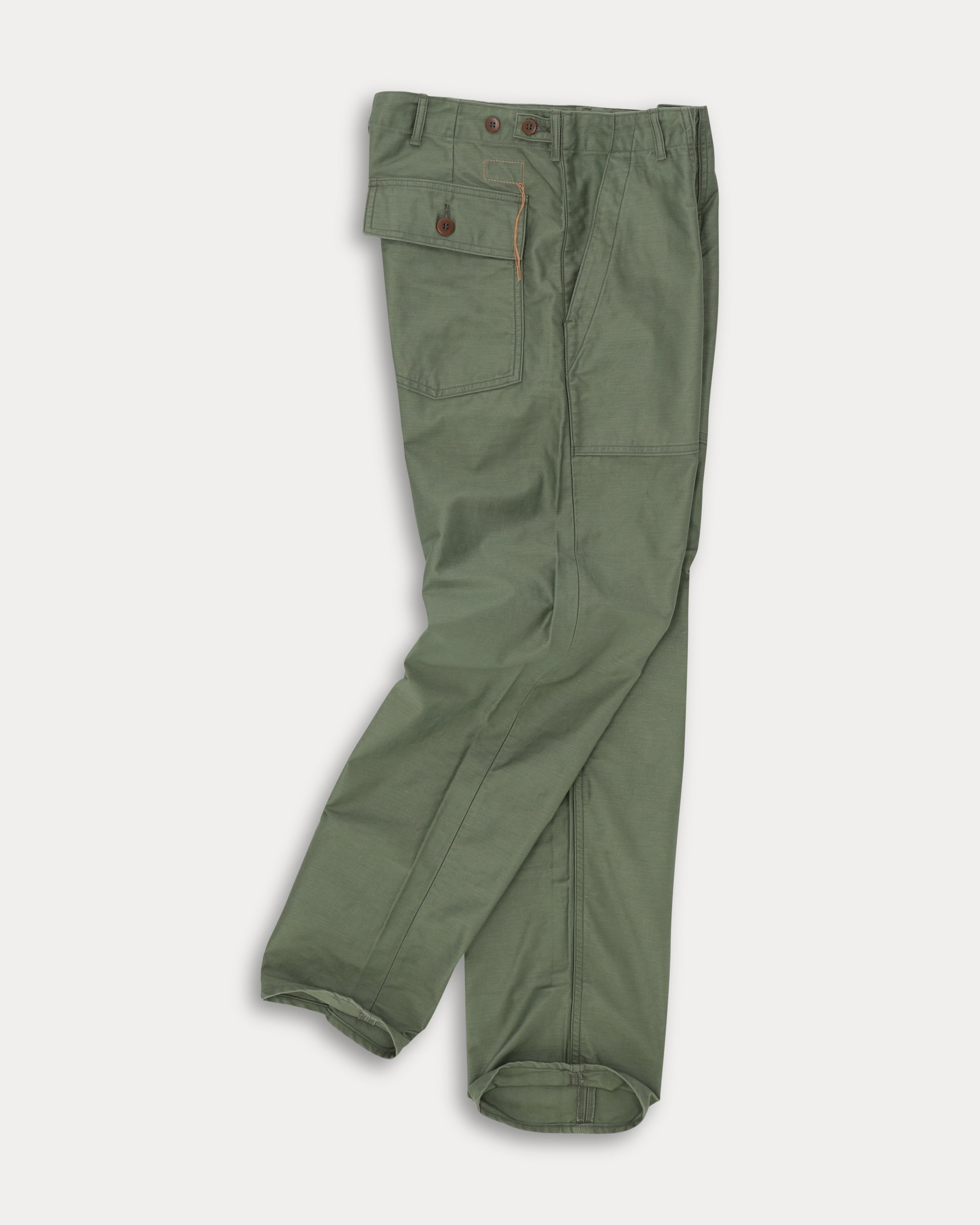 Newfatigue Pantaloni Fatigue in Cotone Satin