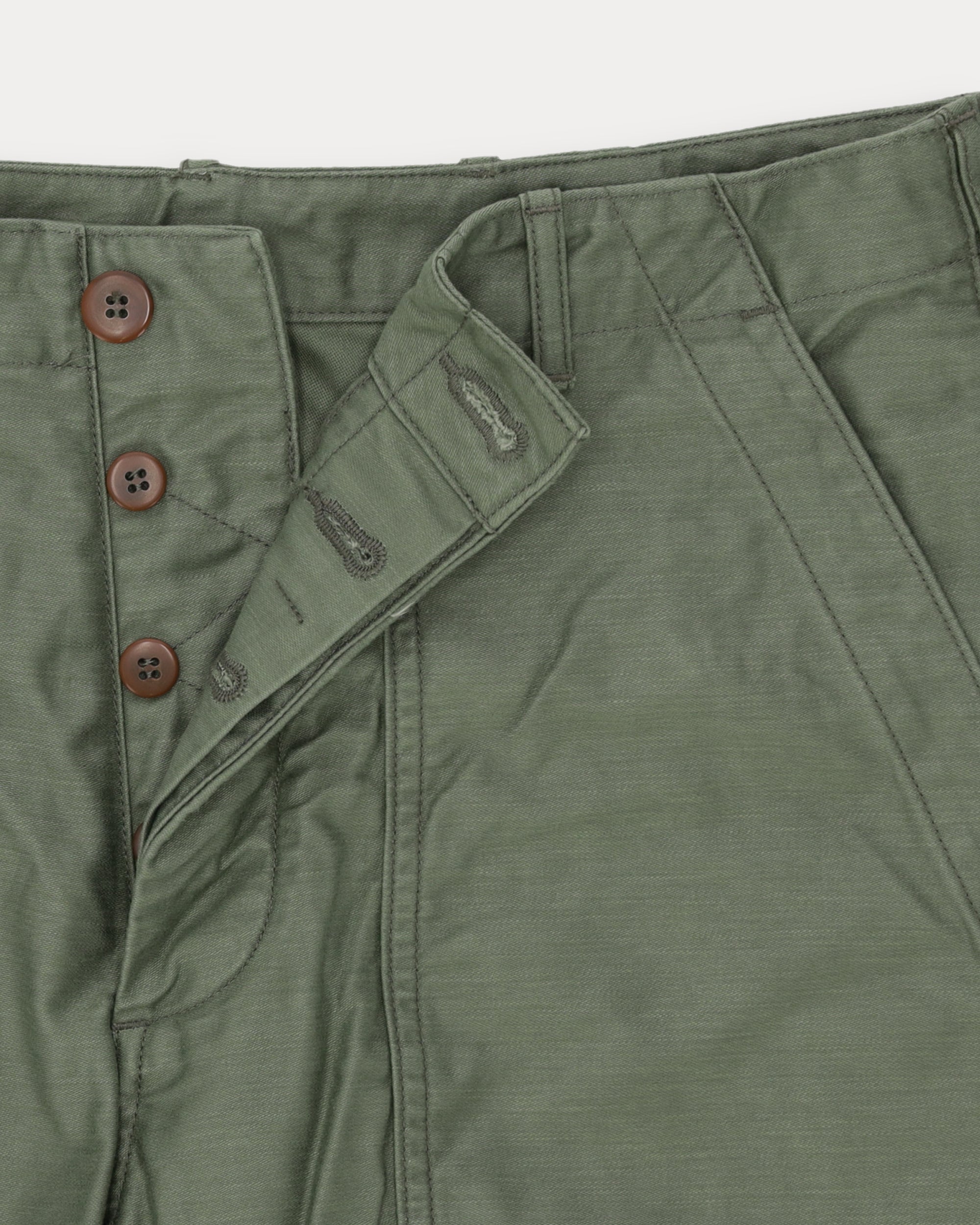Newfatigue Pantaloni Fatigue in Cotone Satin