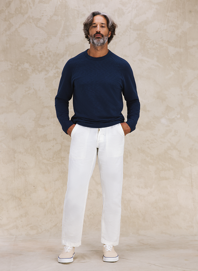 Newfatigue Pantaloni Fatigue in Lino