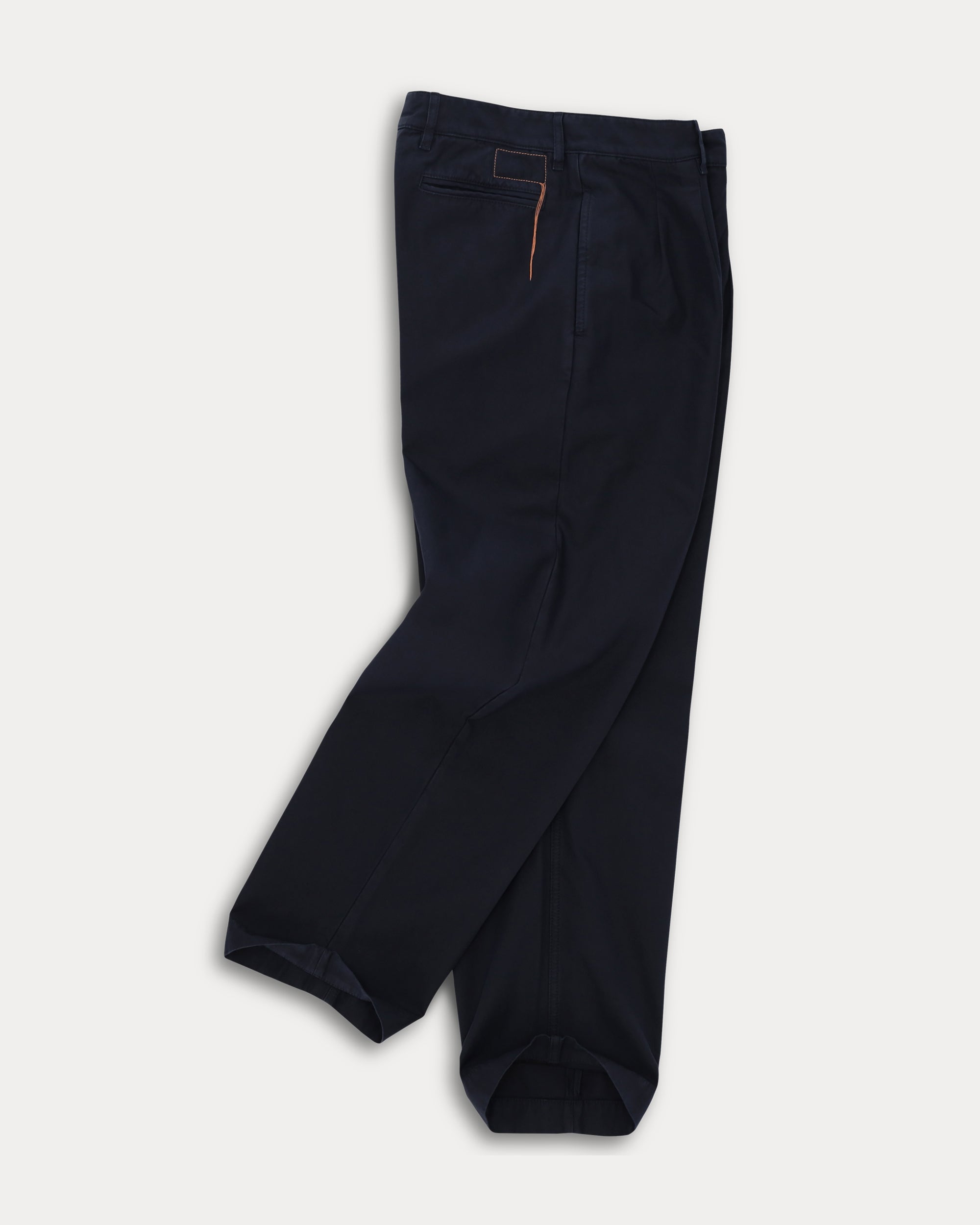 Newyork Pleated Reverse Cotton Canvas Pants