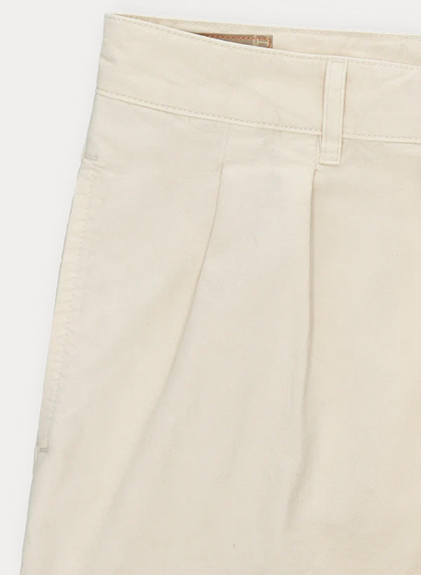 Newyork Pantaloni Con Pences In Cotone