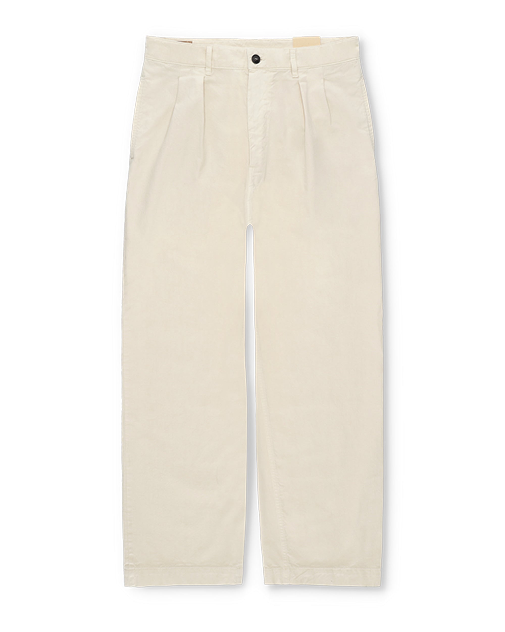 Newyork Pantaloni Con Pences In Cotone