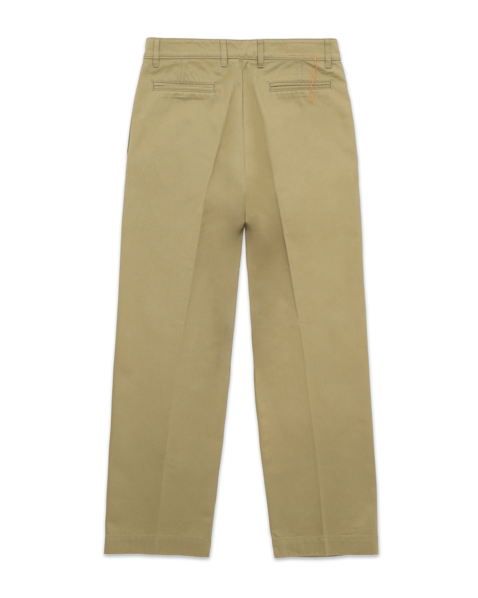 Newyork Pantaloni Con Pences In Gabardine di Cotone Pesante