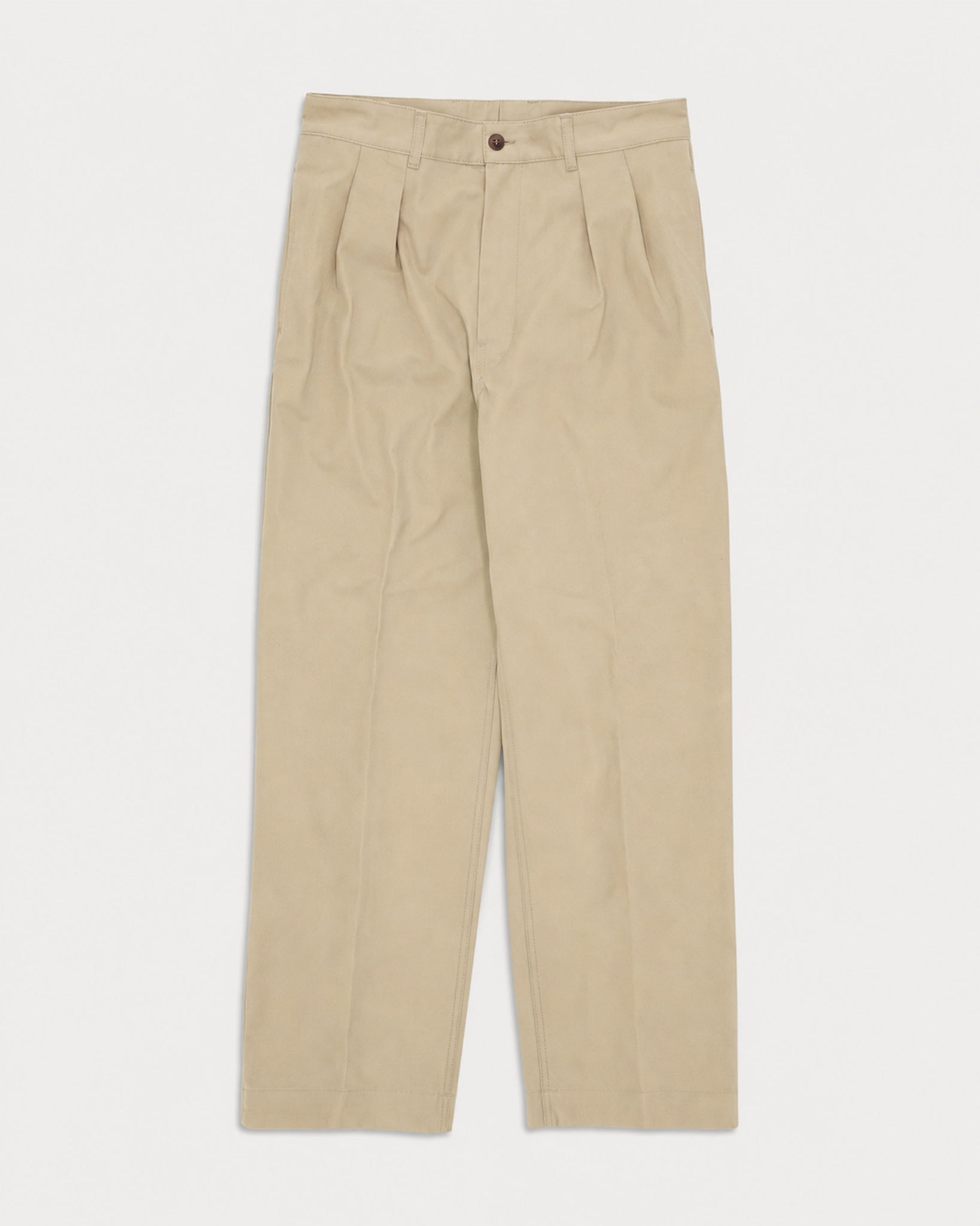 Newyork Pleated Cotton Pants