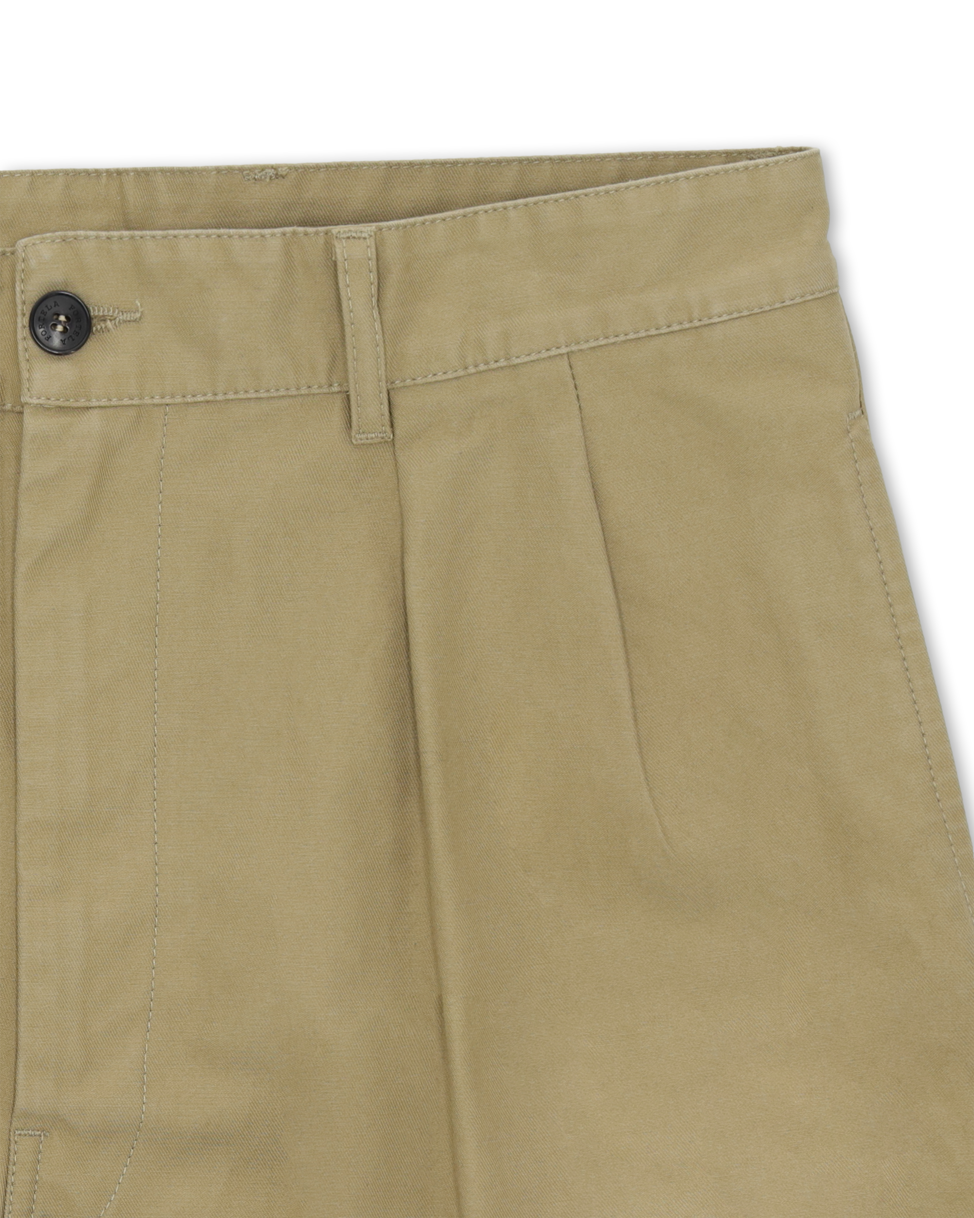 Newyork Pleated Reverse Cotton Canvas Pants