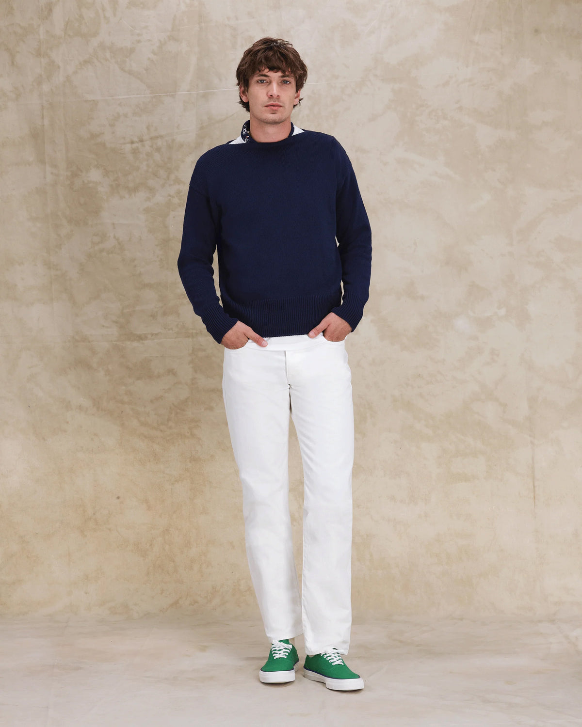 Noah Cotton Crew Neck Sweater