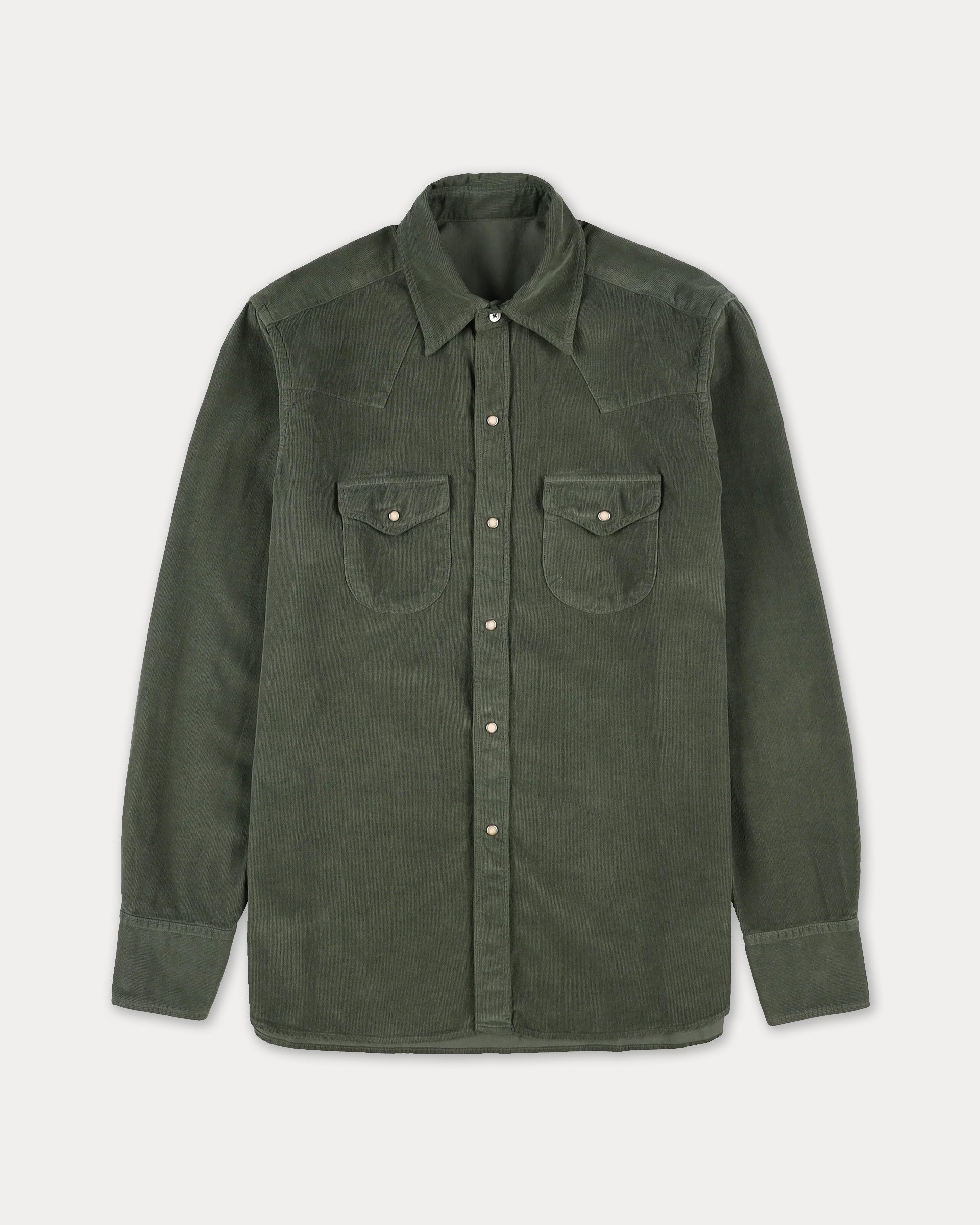 Ntex Camicia Texana In Velluto