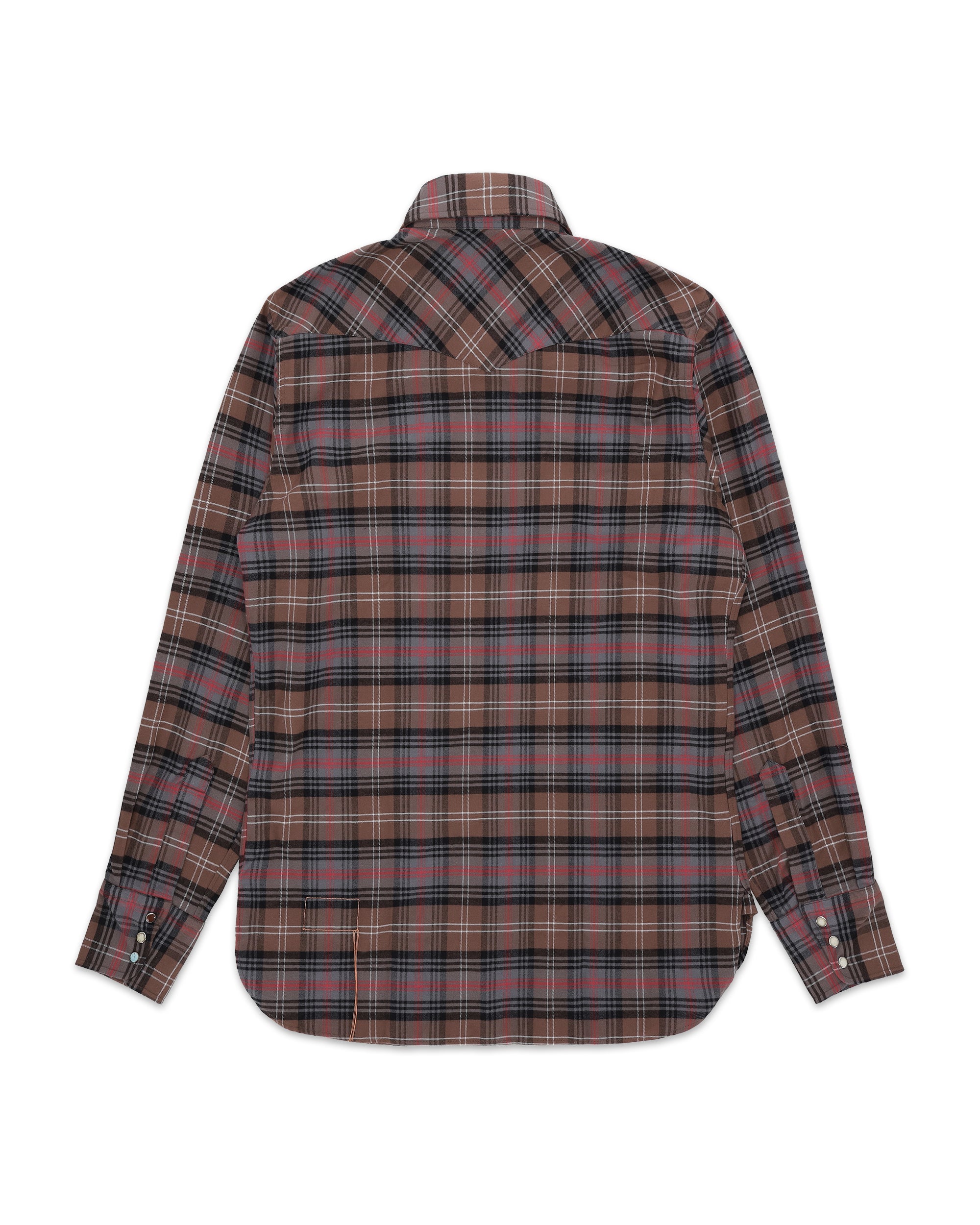 Ntex Camicia Texana In Cotone A Quadri
