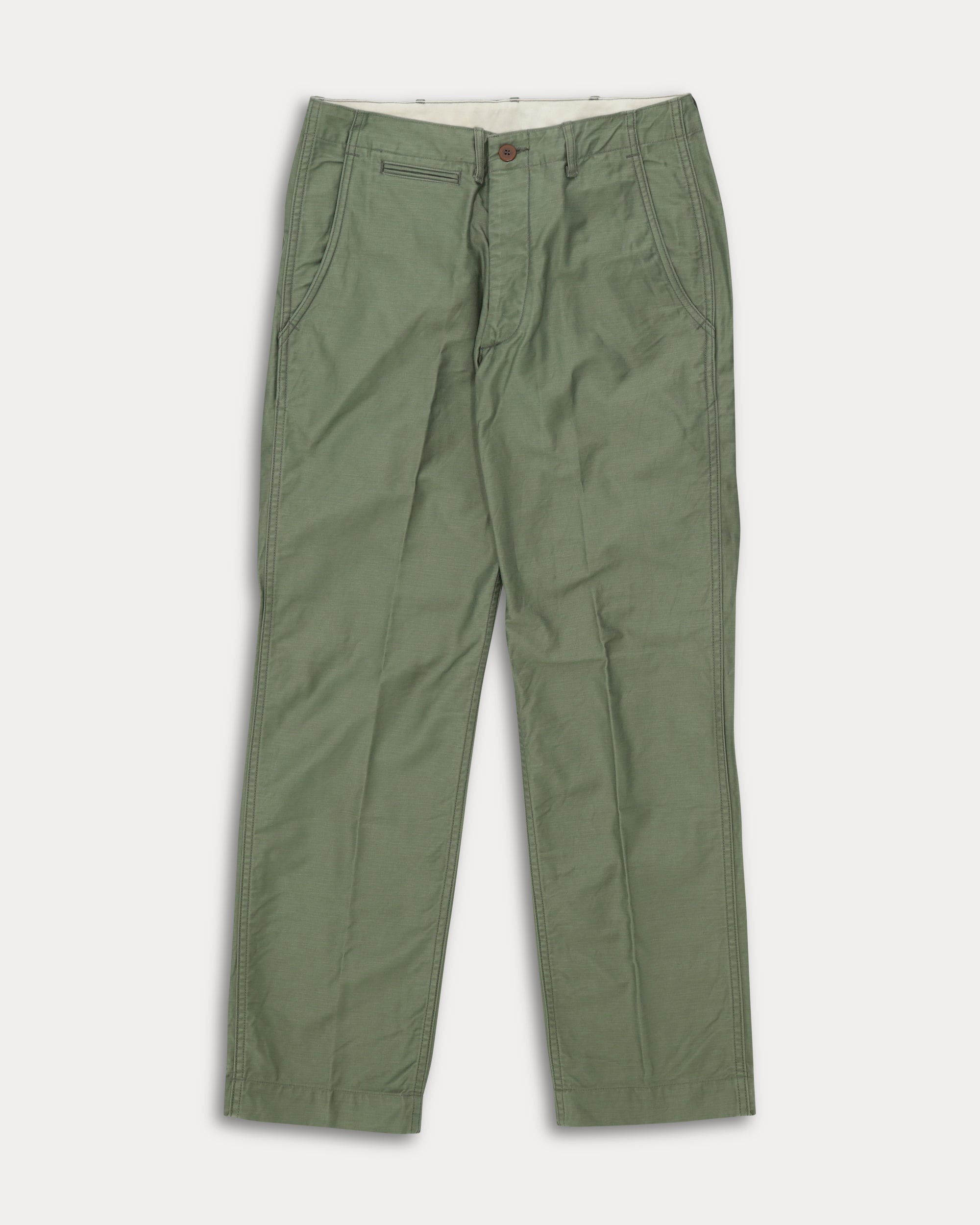 Officer Cotton Satin Chino Pants