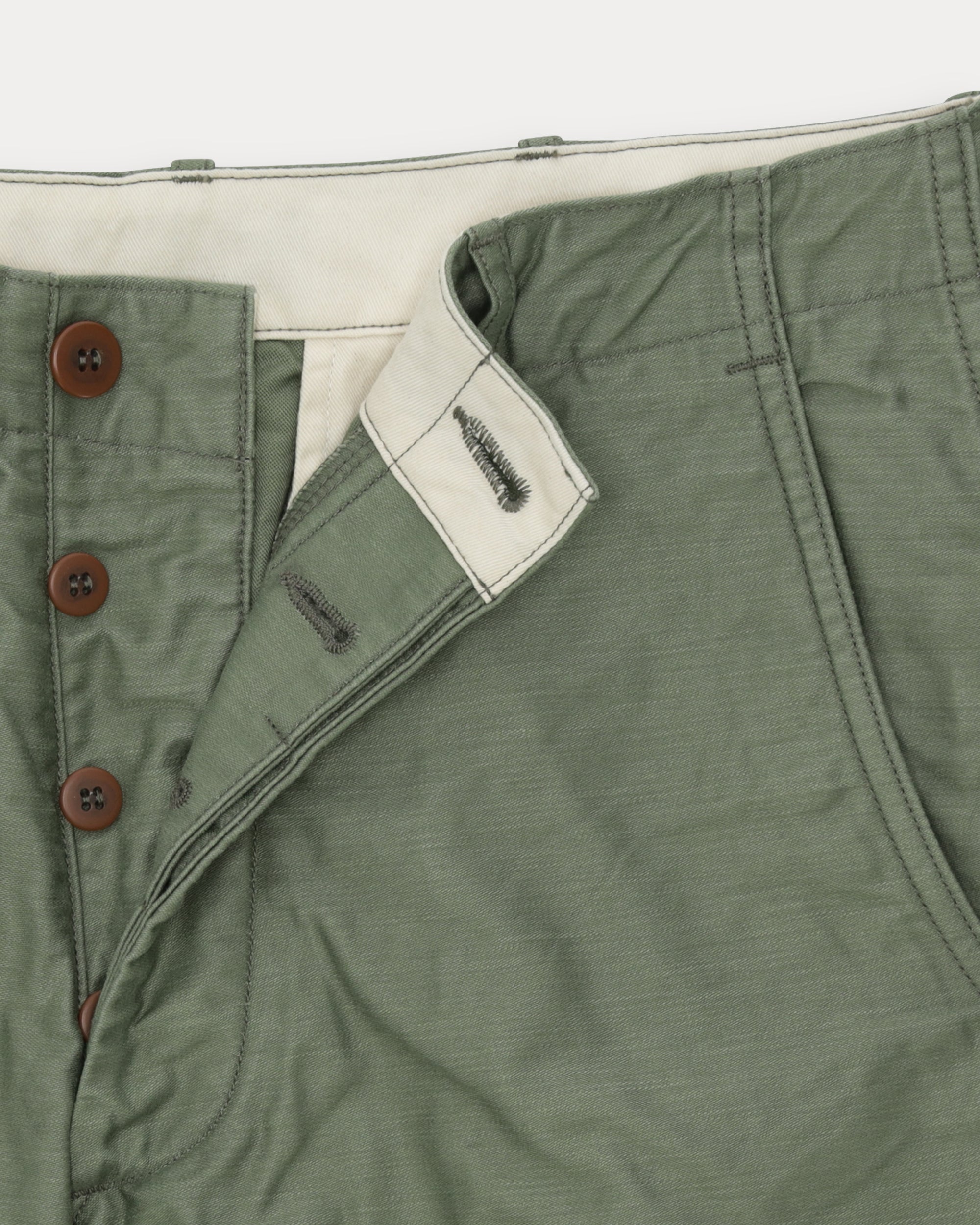 Officer Pantaloni Chino In Cotone Satin