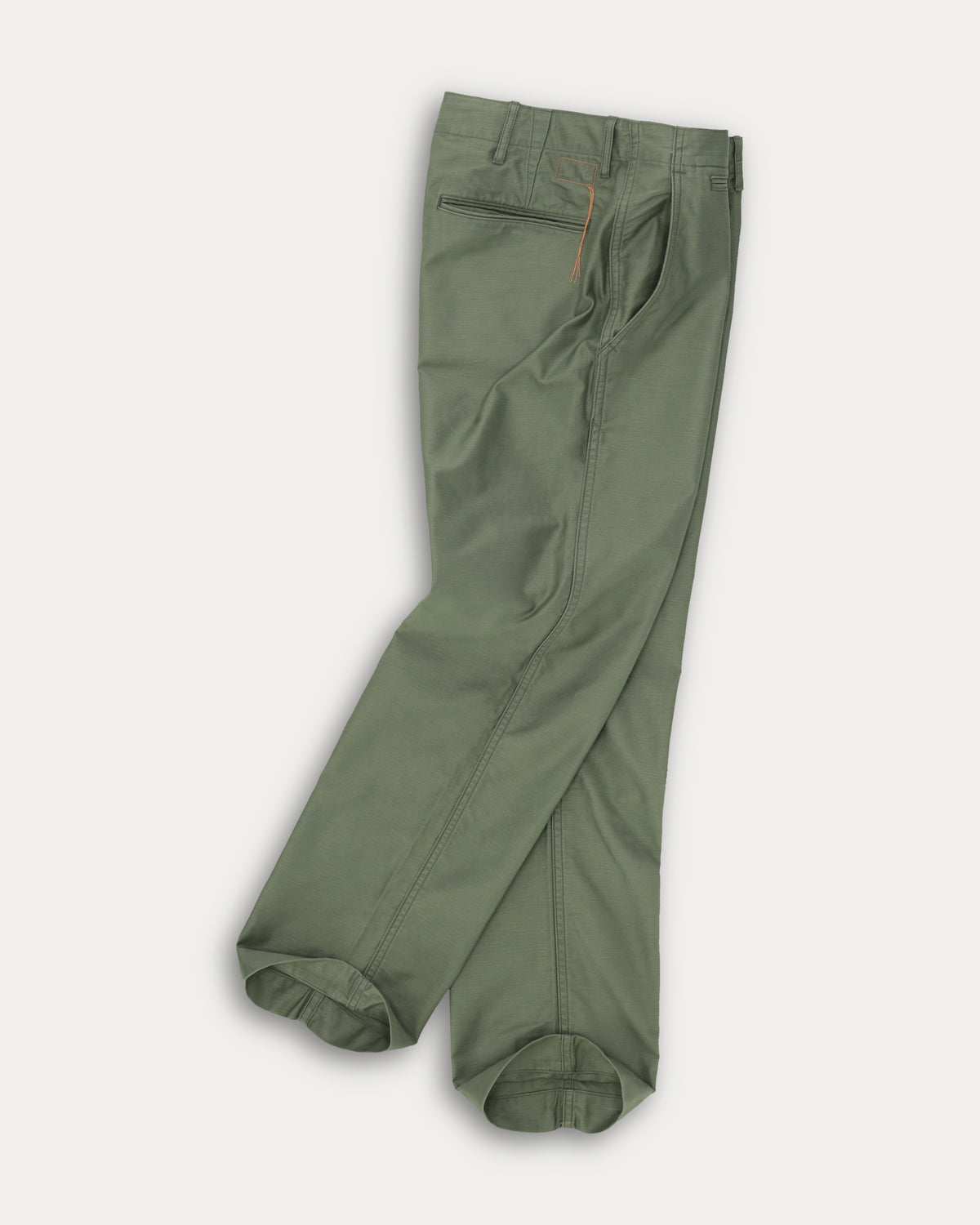 Officer Pantaloni Chino In Cotone Satin