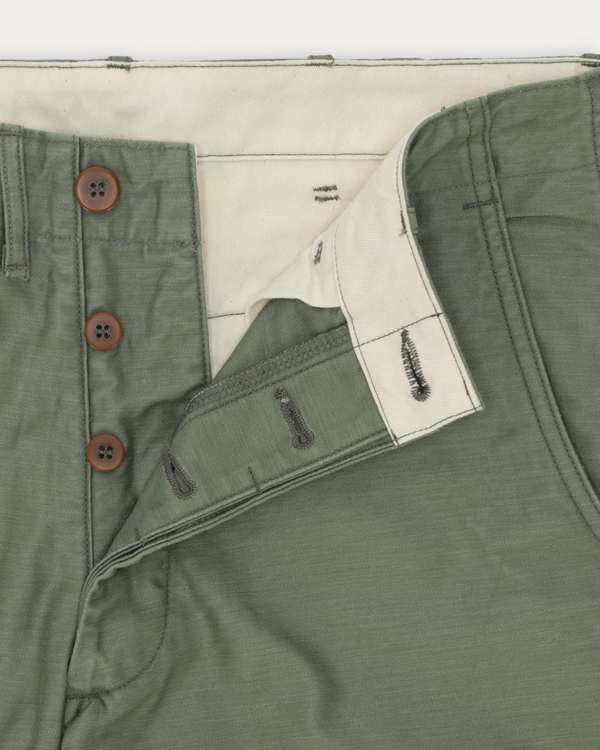 Officer Pantaloni Chino In Cotone Satin