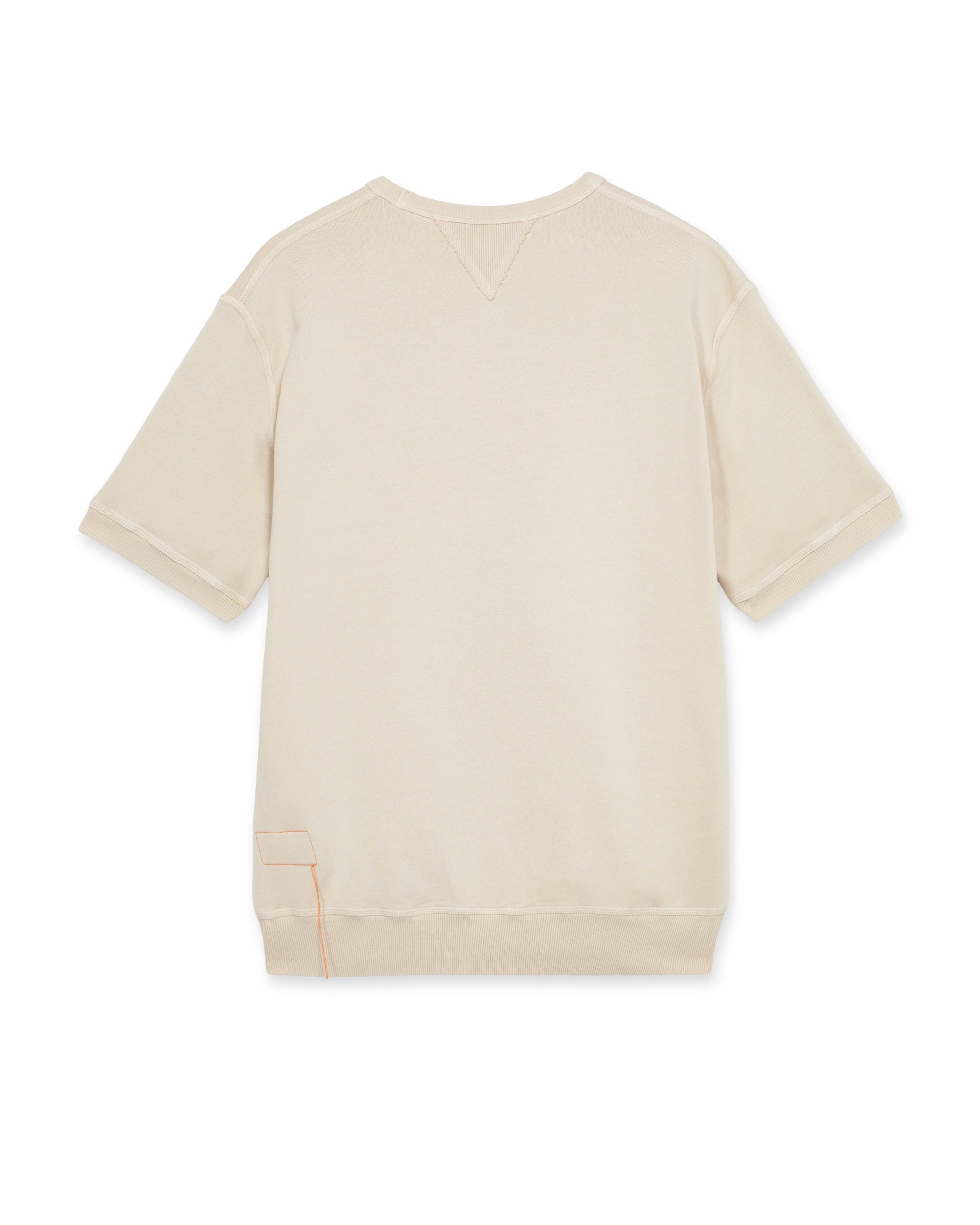 Ohio Felpa Girocollo in Jersey Garzato a Maniche Corte