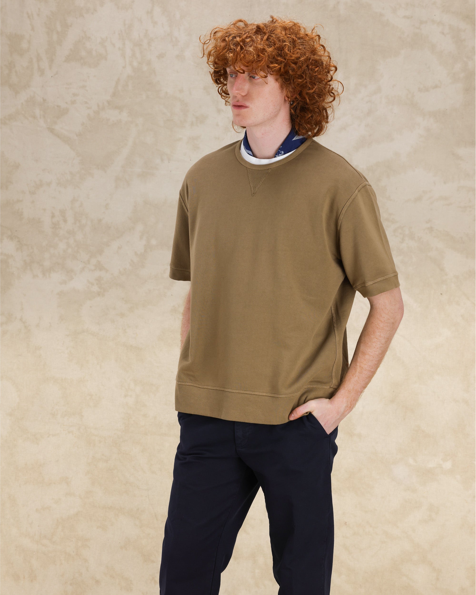 Ohio Brushed Jersey Short Sleeves Sweatshirt