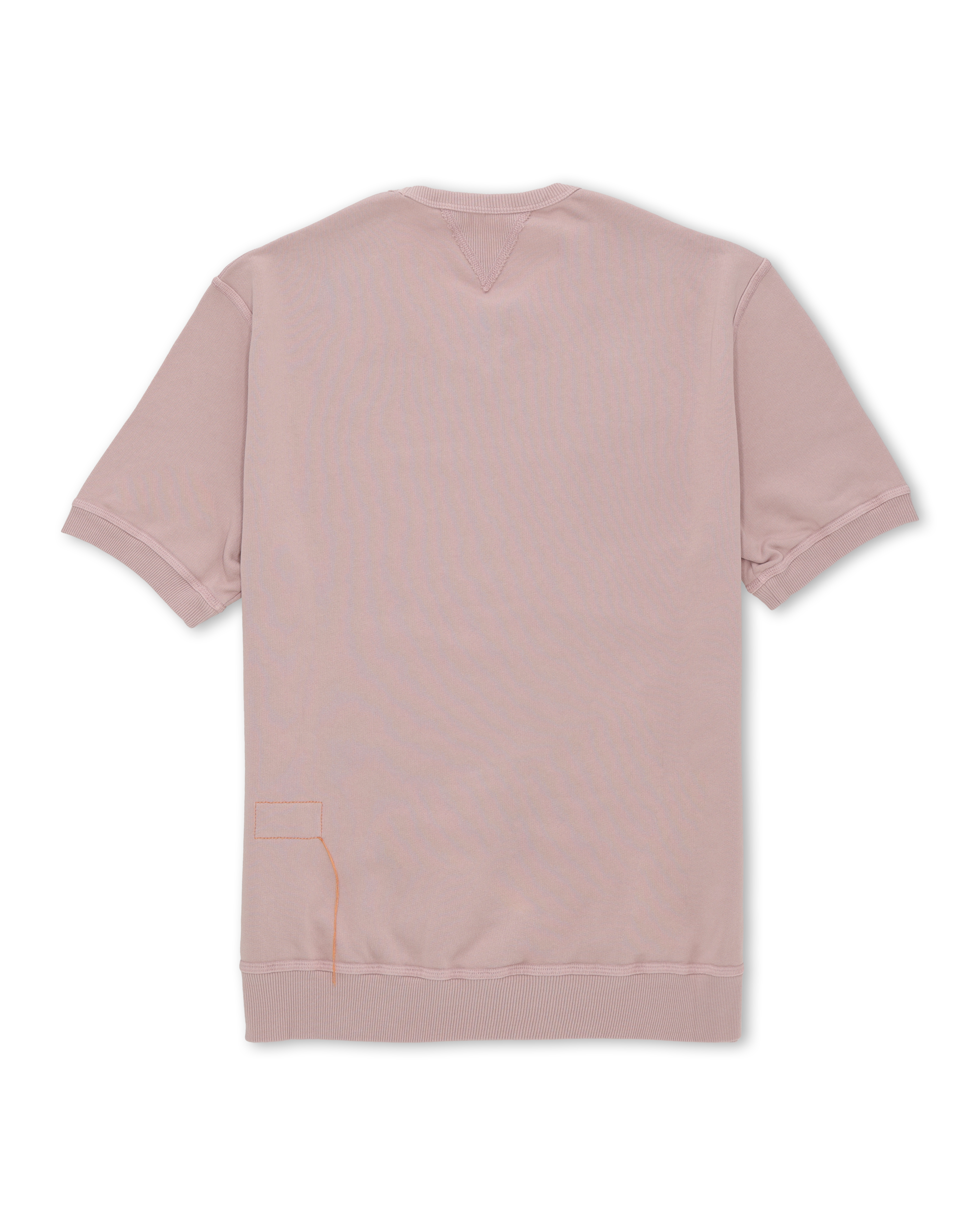 Ohio Felpa Girocollo in Jersey Garzato a Maniche Corte