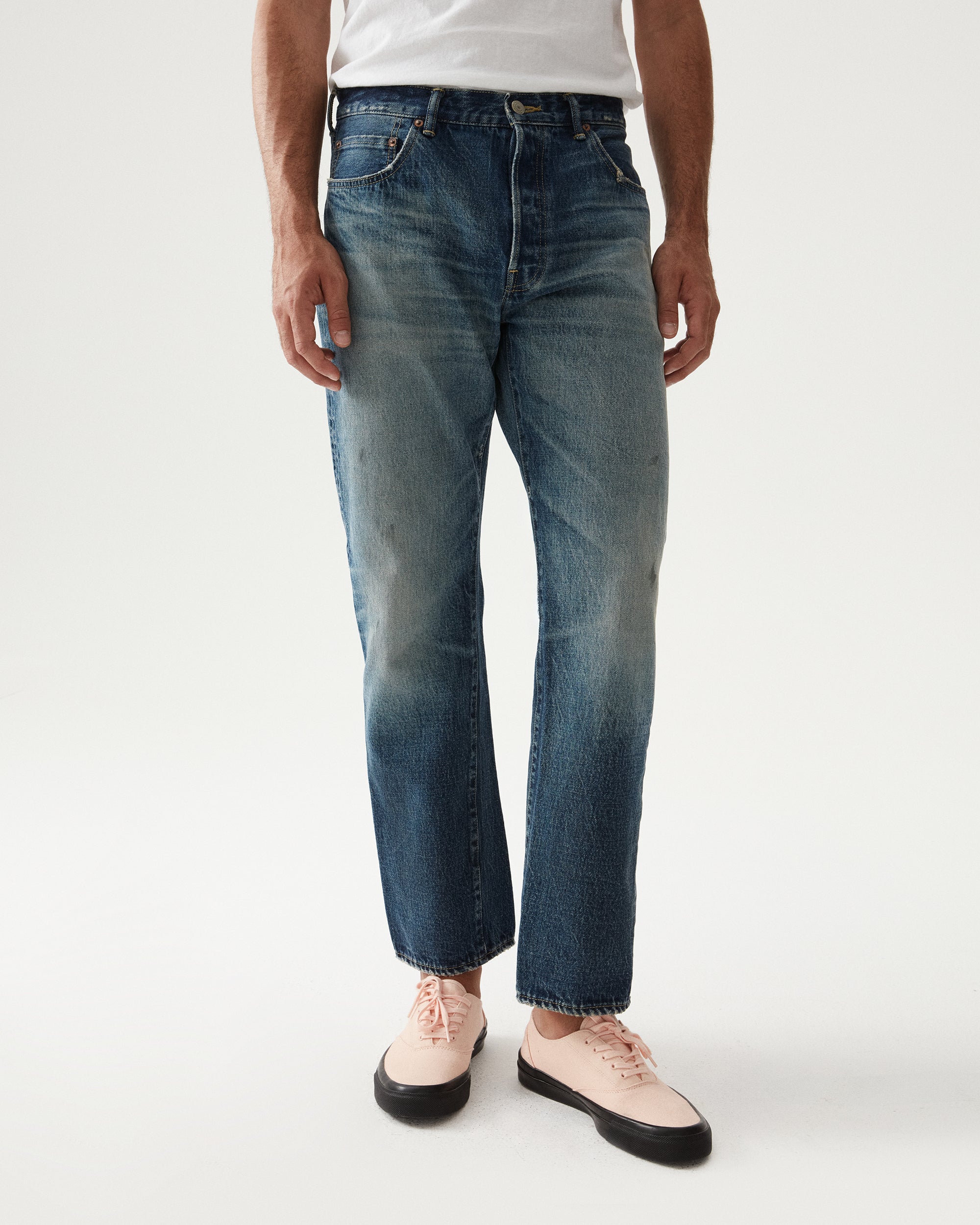 Okayama Japan Selvedge Denim 5 Pocket Regular Fit Custom Wash  - L33''