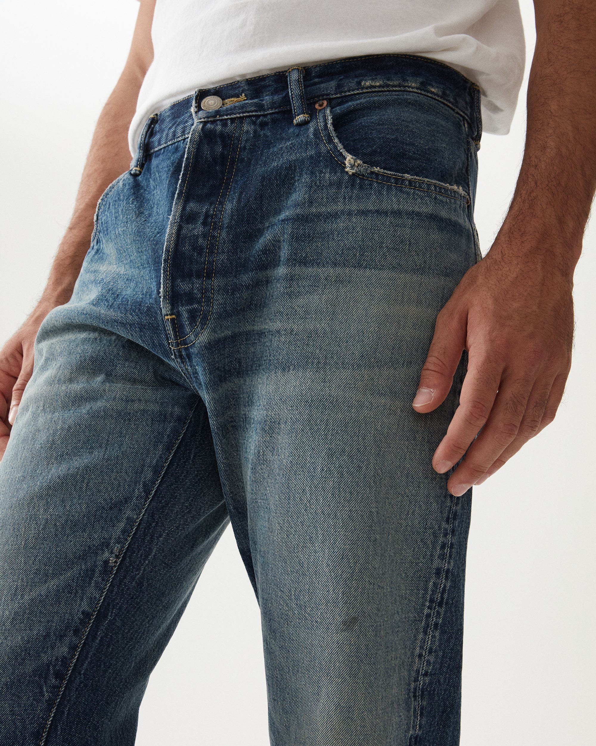 Okayama Japan Selvedge Denim 5 Pocket Regular Fit Custom Wash - L29''