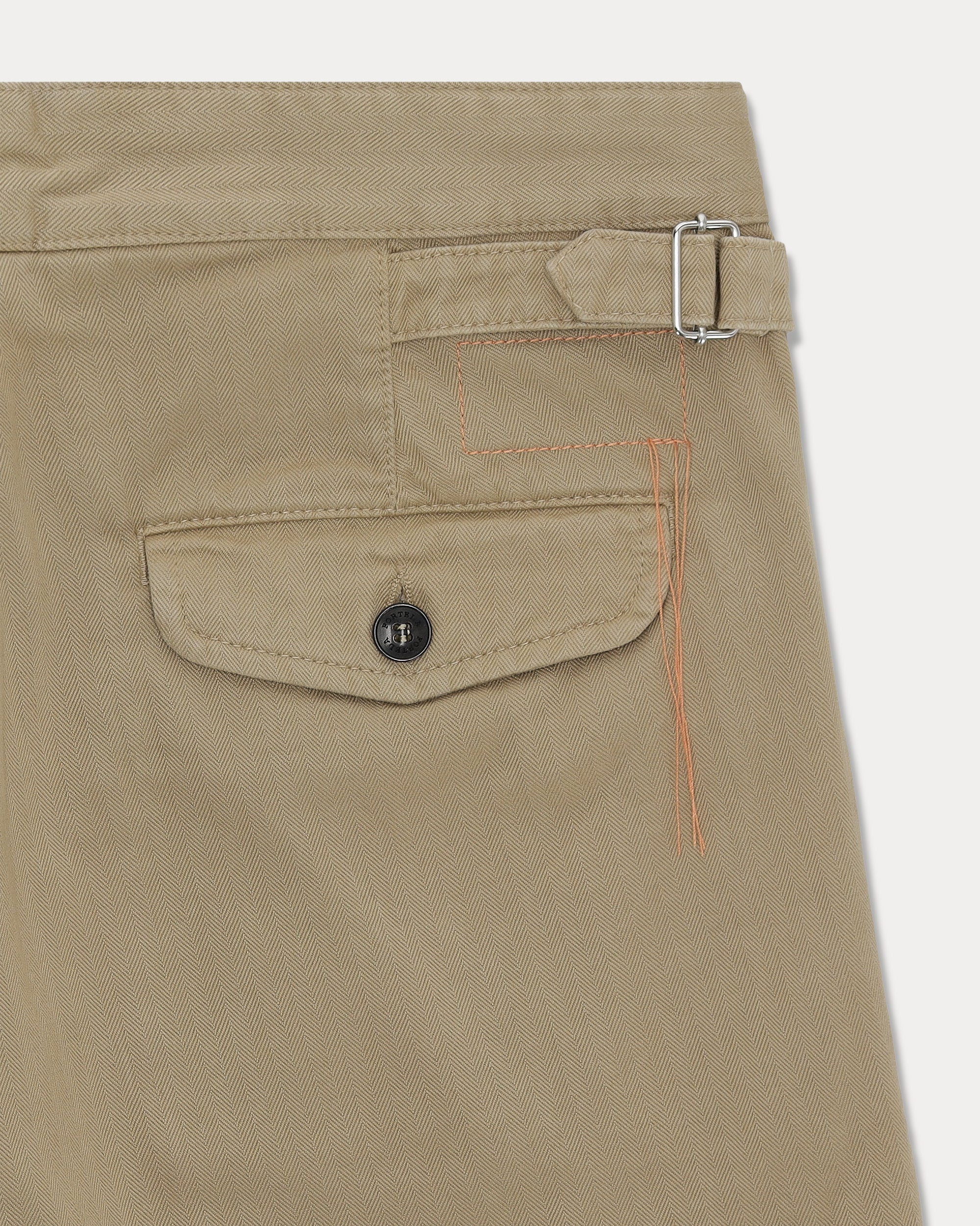Oklahoma Pantaloni In Herringone 