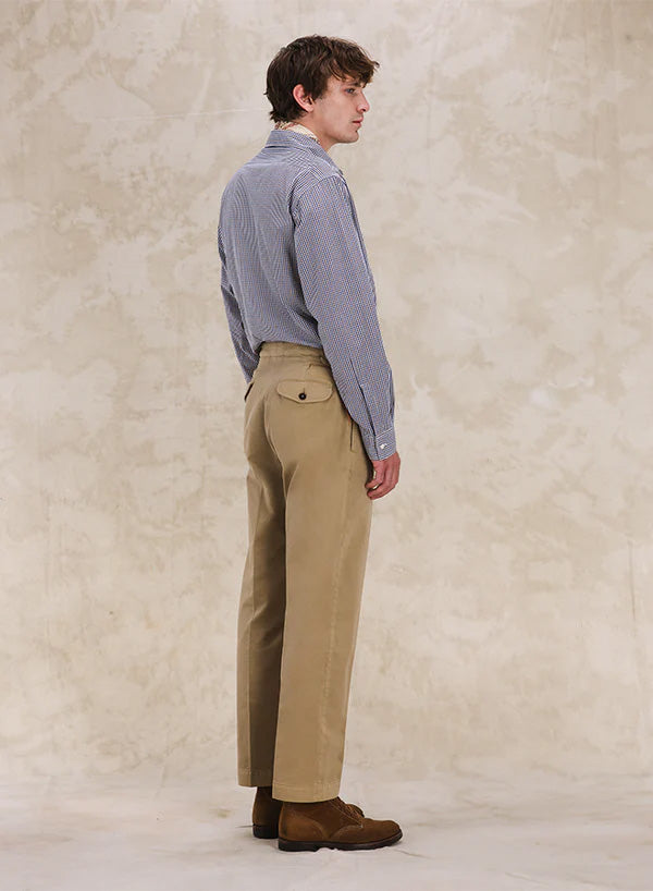 Oklahoma Pantalone Con Pences In Cotone