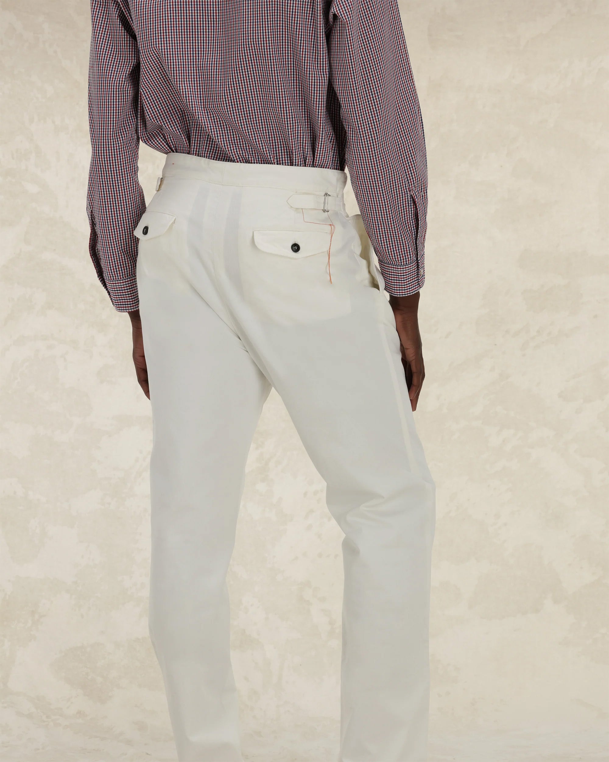Oklahoma Pantalone Con Pences In Cotone