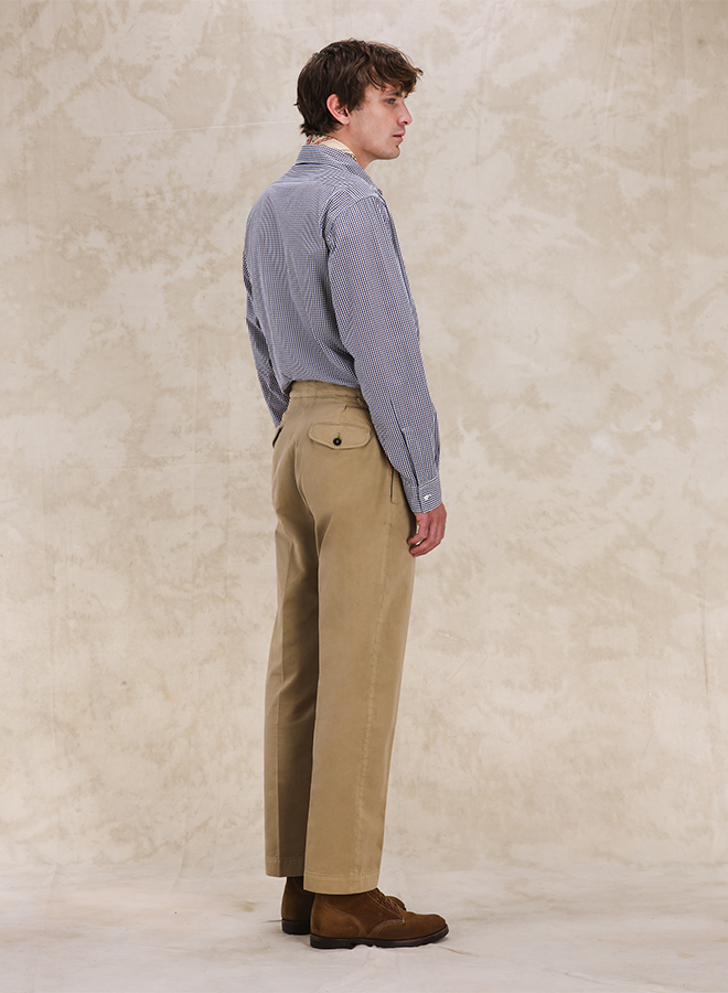 Oklahoma Pantalone Con Pences In Cotone