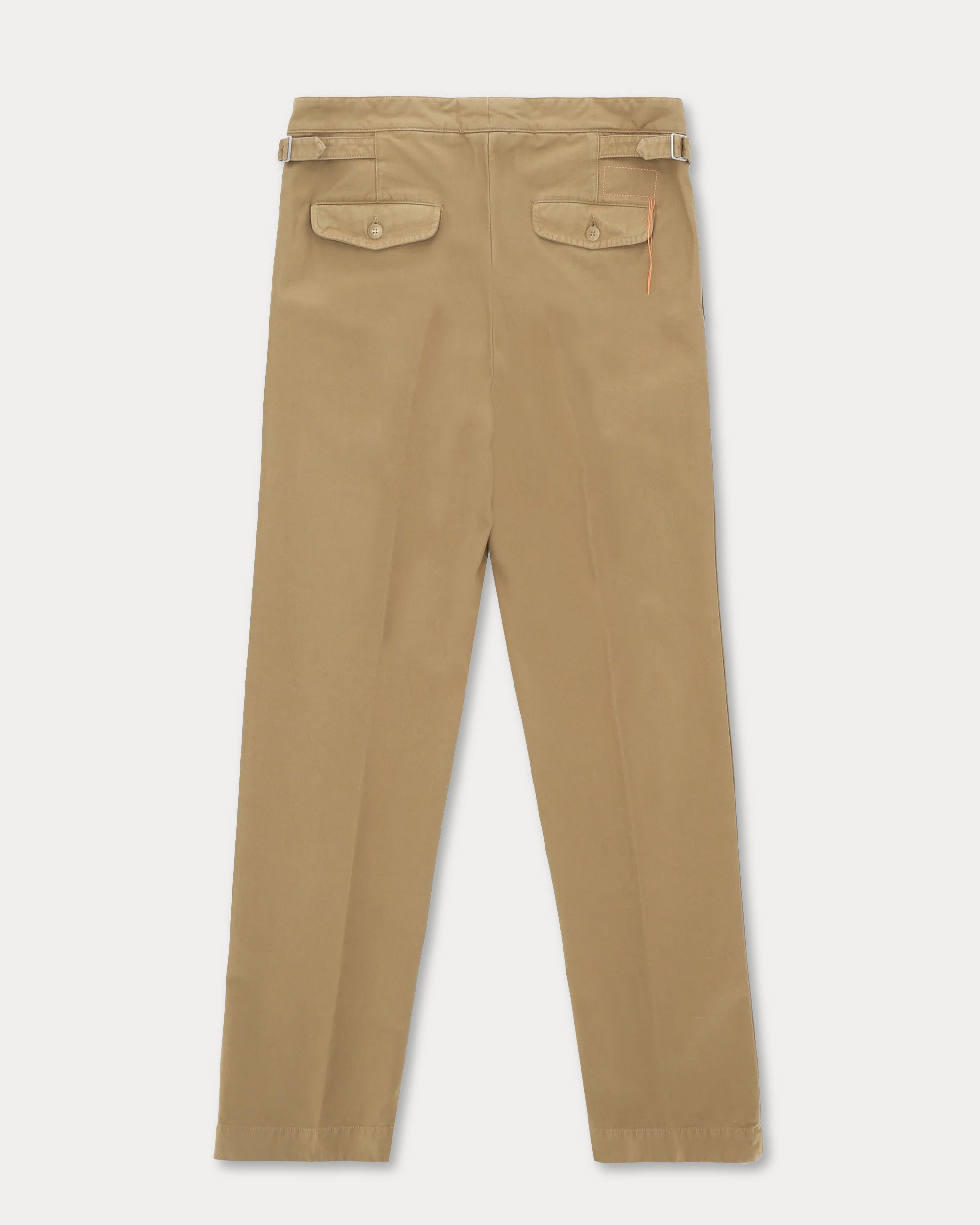 Oklahoma Pantaloni In Canvas di Cotone Rovesciato