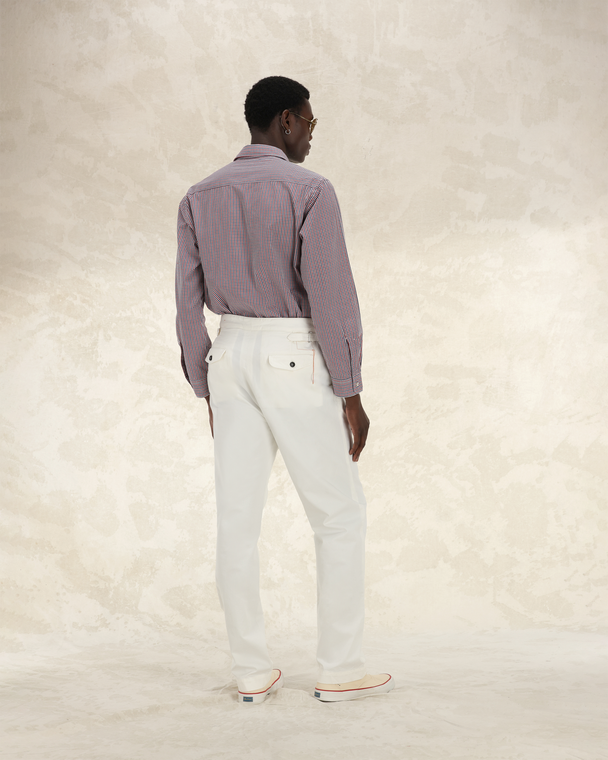 Oklahoma Pantalone Con Pences In Cotone