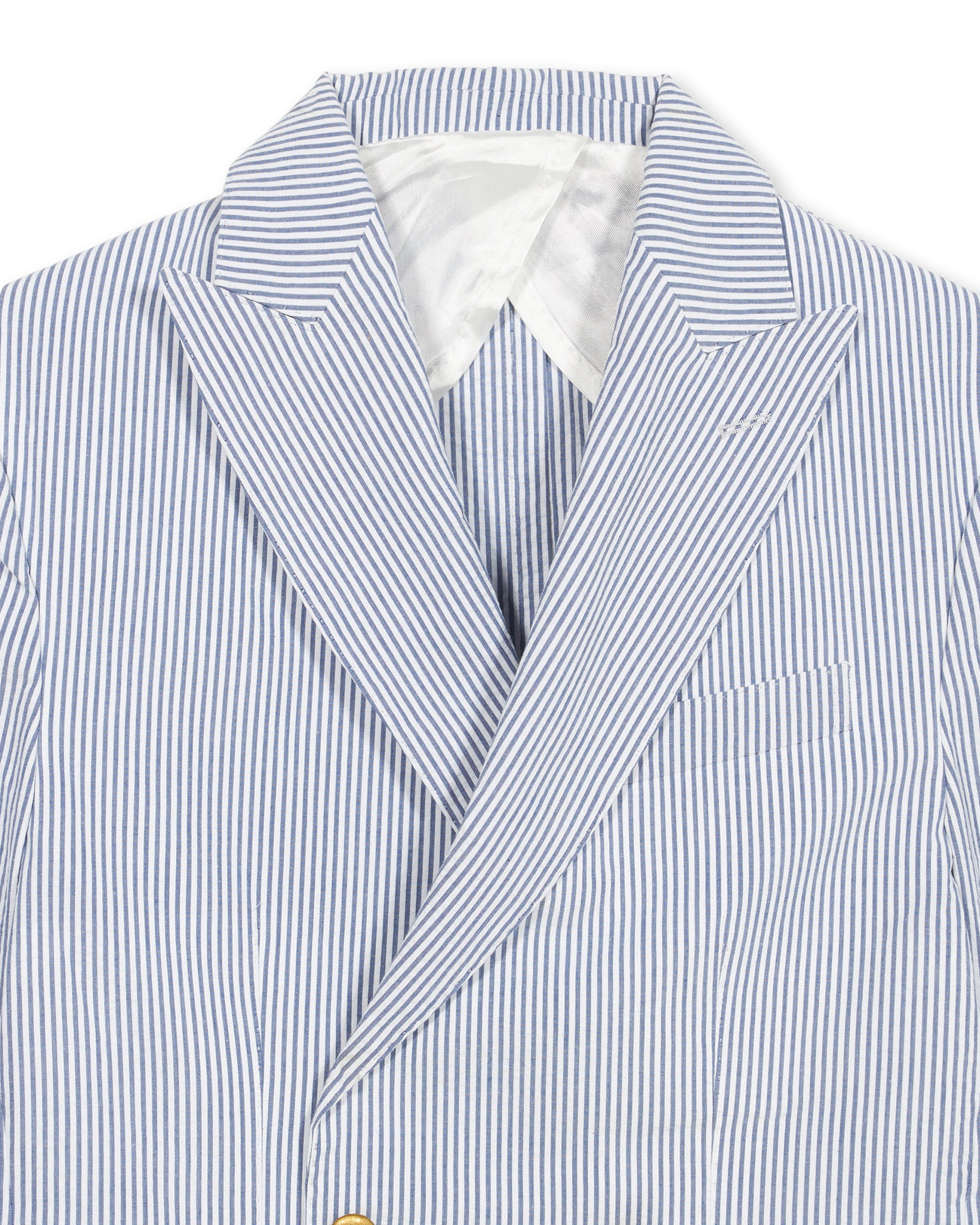 Oscars Giacca Doppiopetto In Cotone Seerscuker