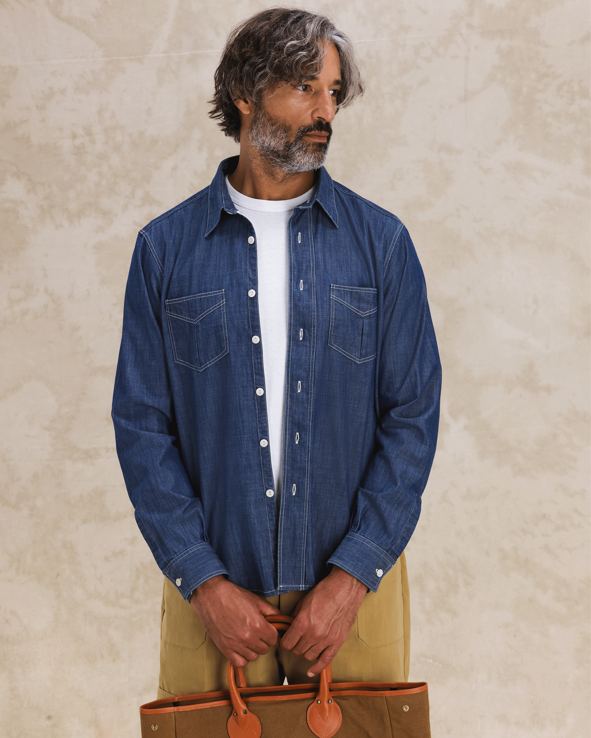 Osumi Camicia In Chambray 