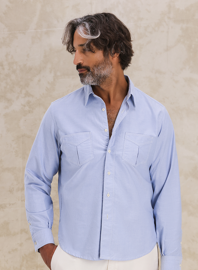 Osumi Camicia In Cotone Oxford