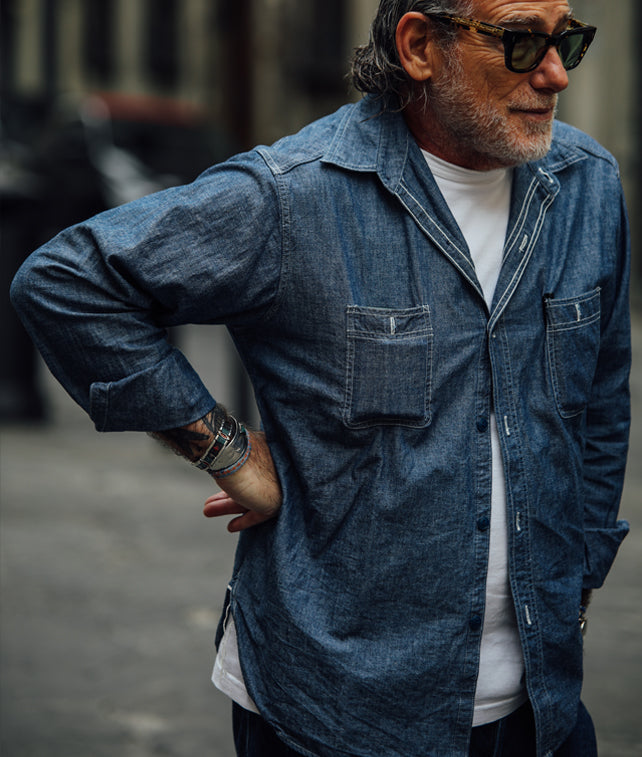 Otero Camicia In Chambray 