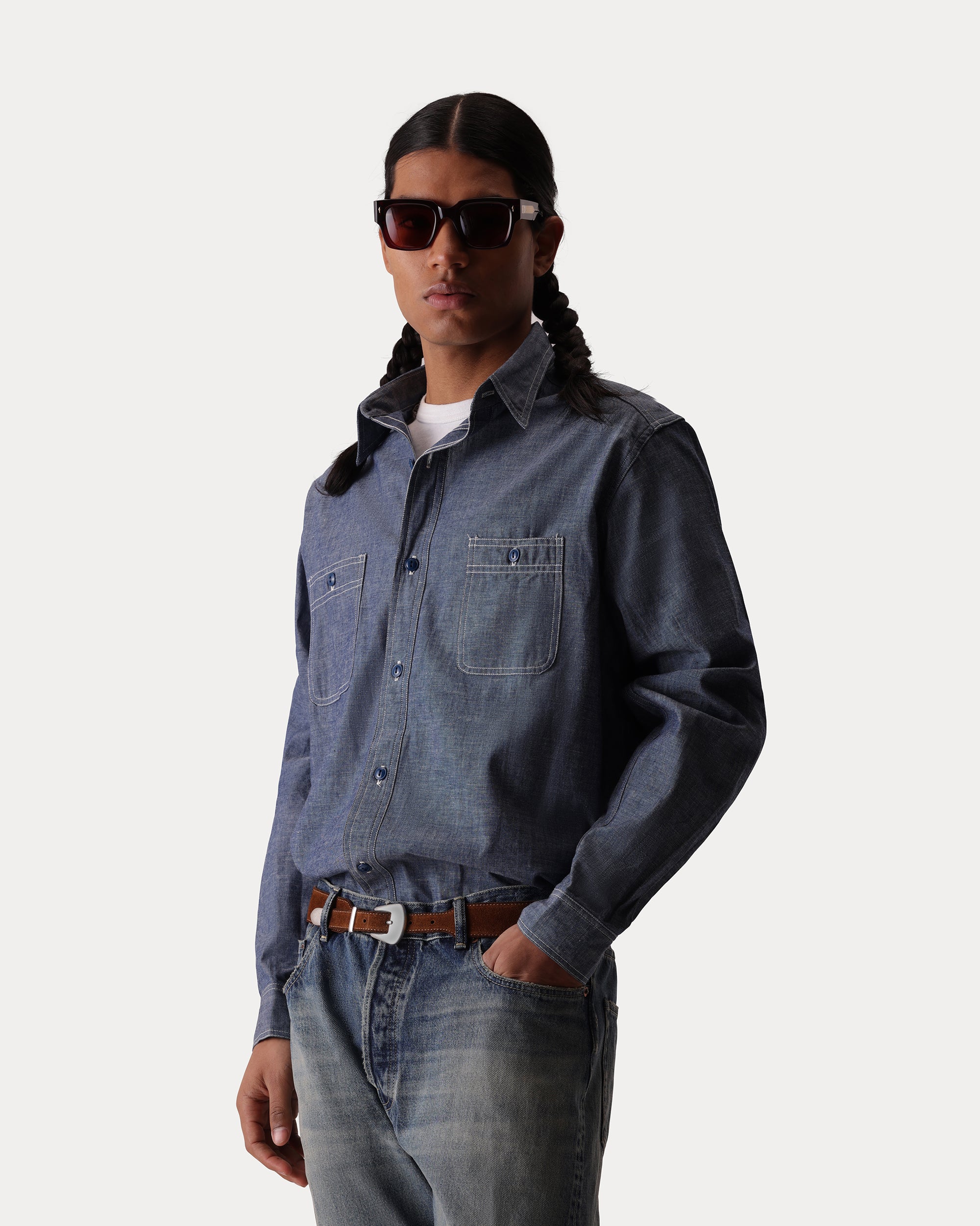 Otero Camicia In Chambray 