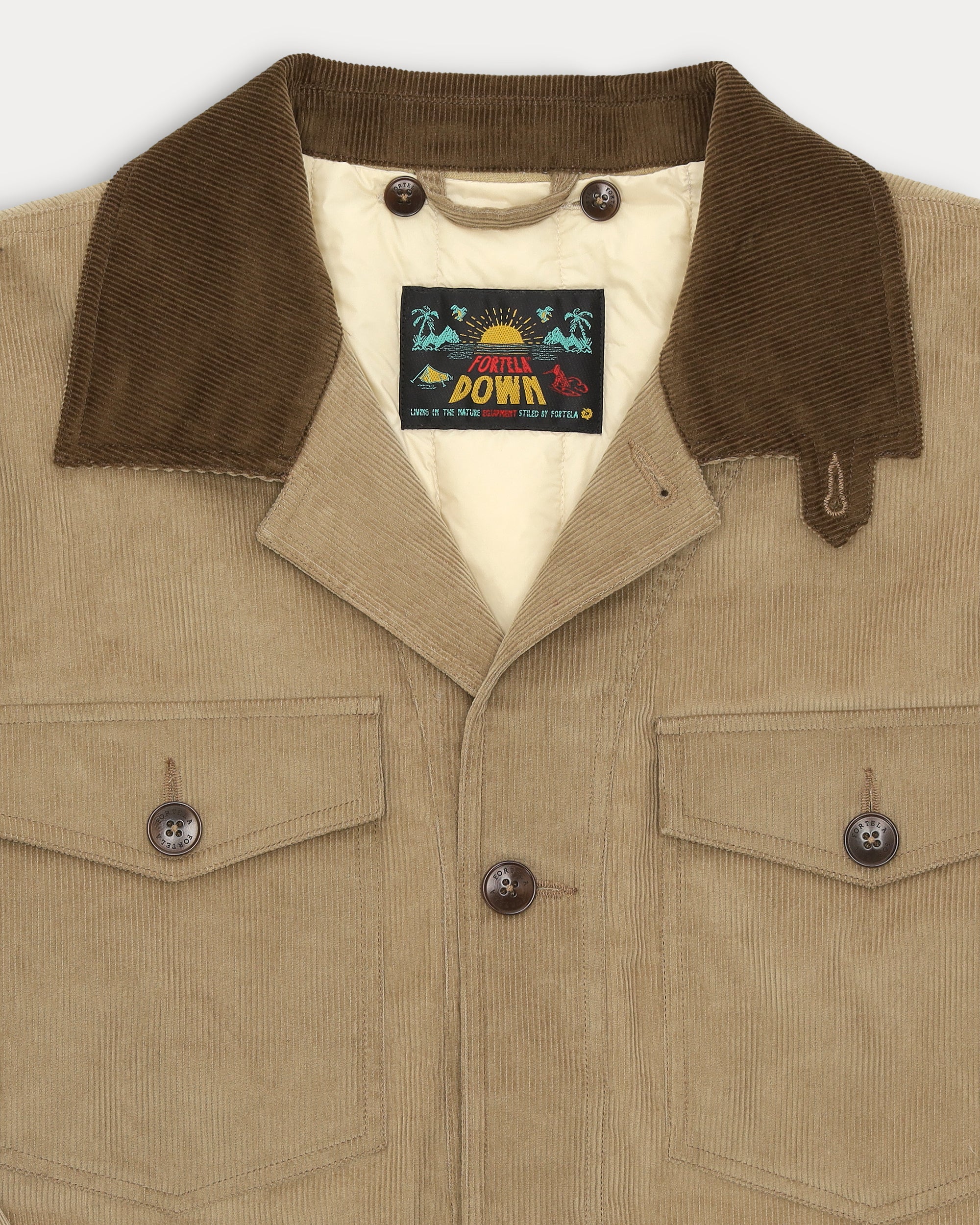 Ottawa Giacca in Velluto con Gilet Staccabile