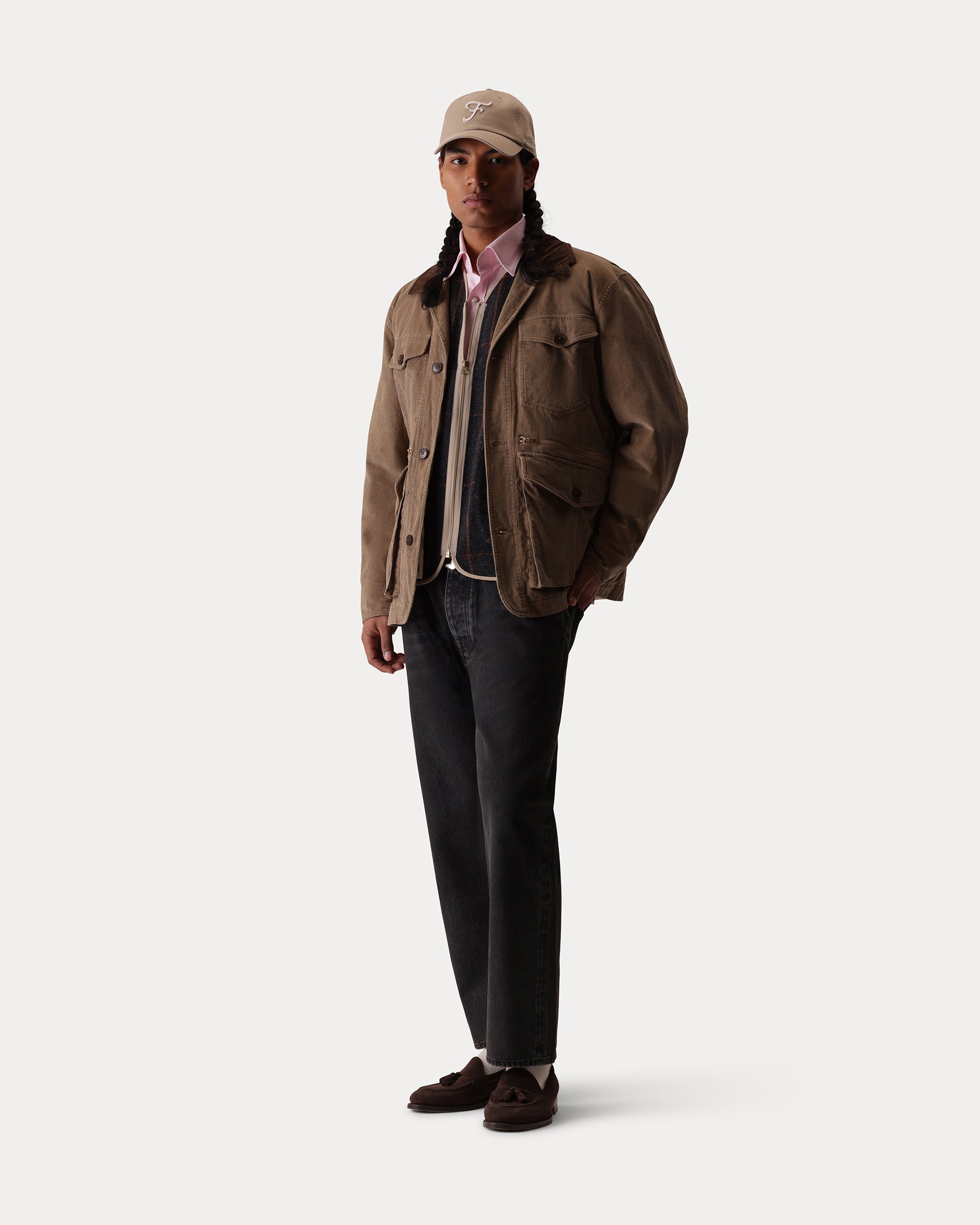 Ottawa Giacca in Velluto con Gilet Staccabile