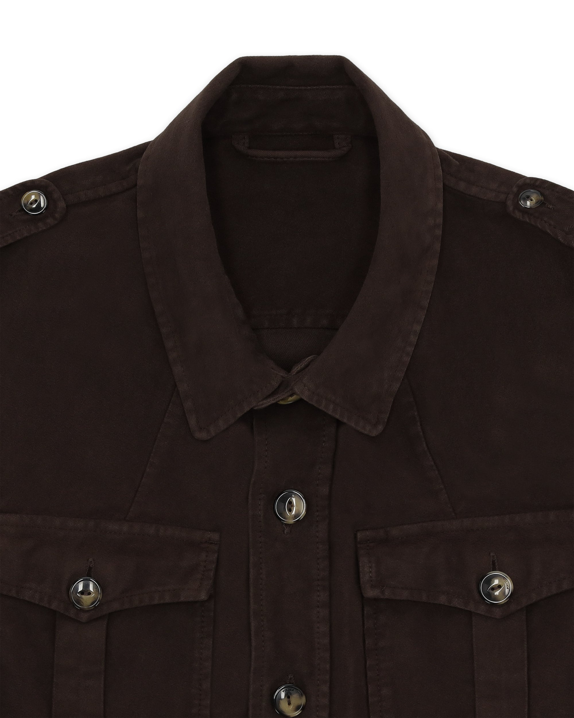 Owen Giacca Sahariana In Moleskin