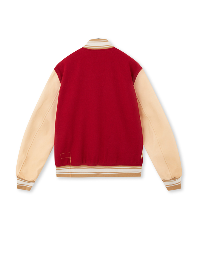 Oxford Bomber In Lana e Pelle