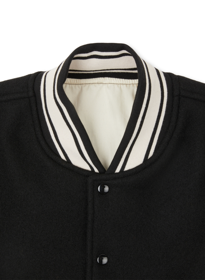 Oxford Bomber In Lana e Pelle