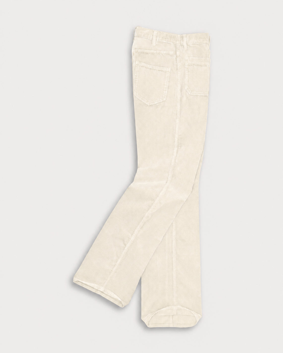 Jane Pantaloni Bootcut In Velluto A Coste