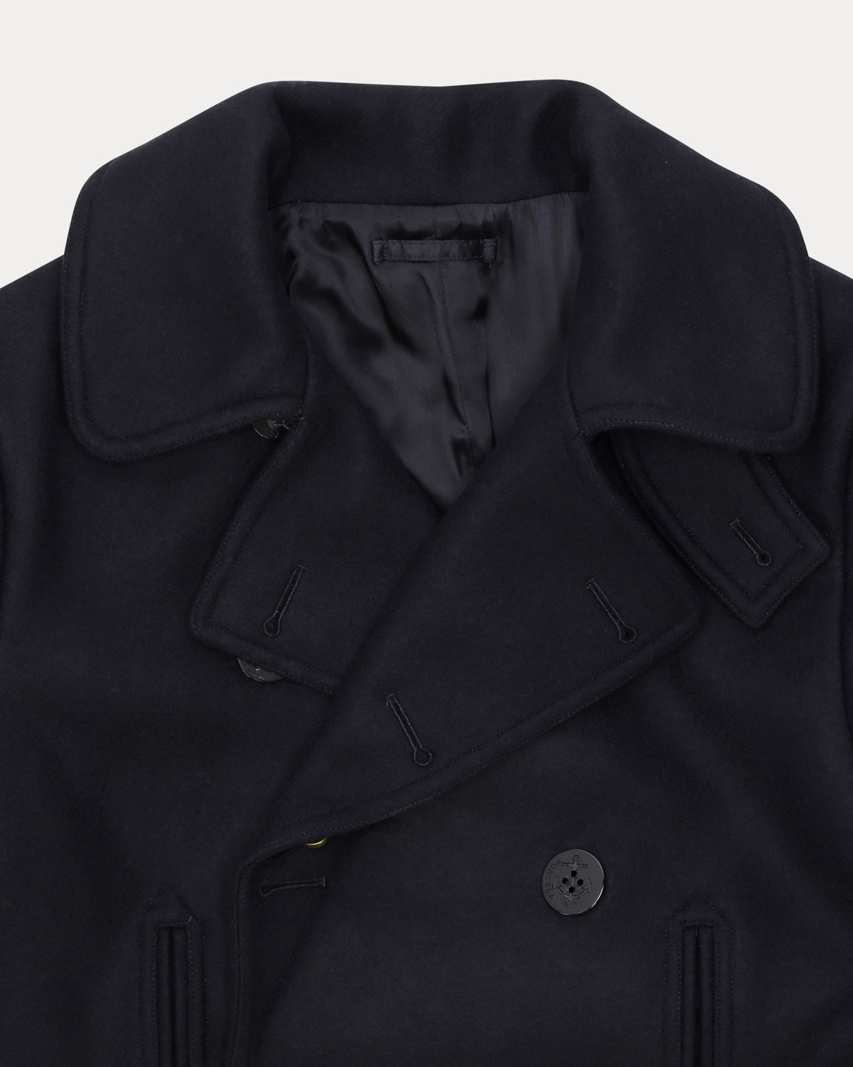 Peacot Cappotto Doppiopetto In Lana