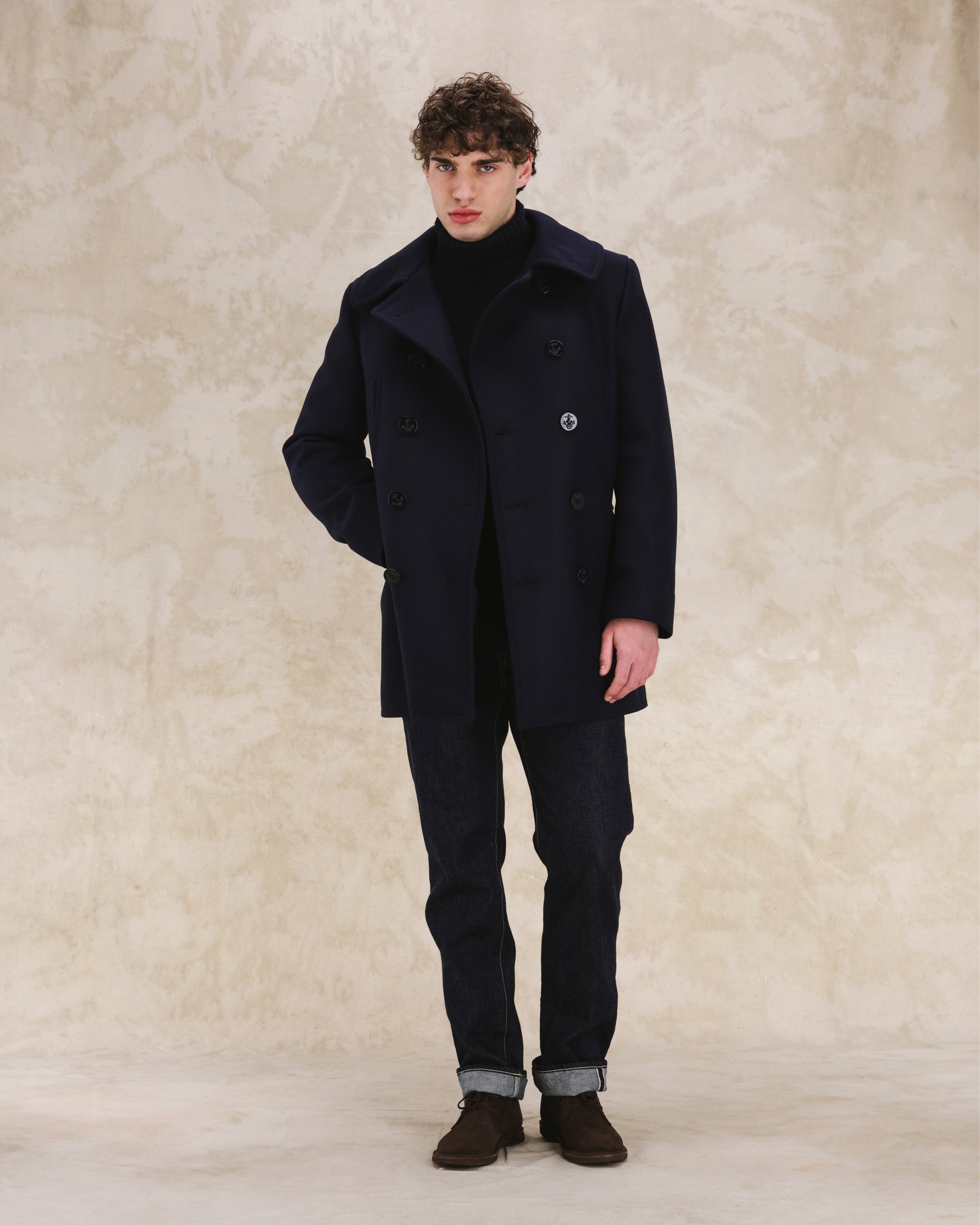 U.S.N.Peacot Cappotto Doppiopetto