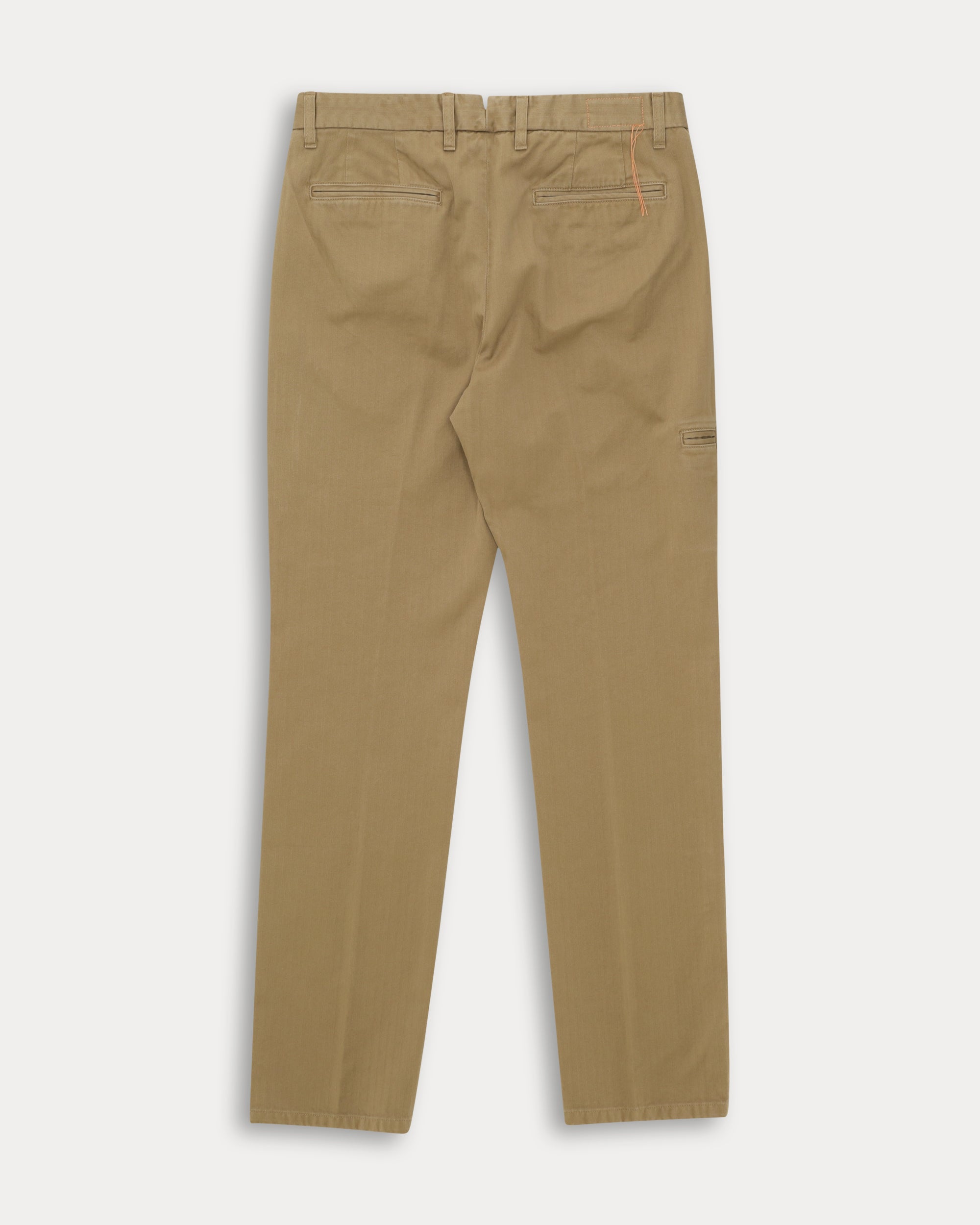 Pences Pleated Herringbone Pants