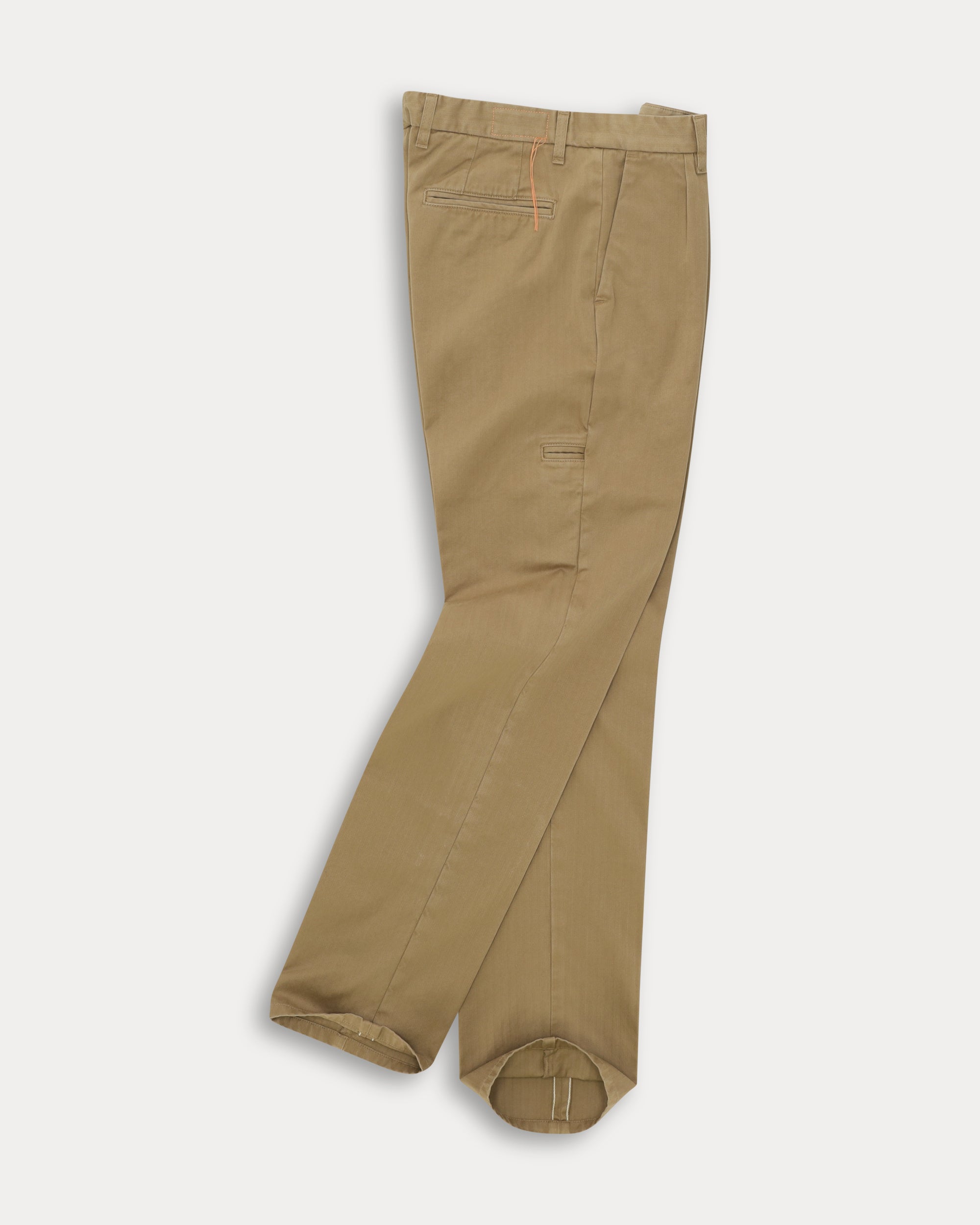 Pences Pleated Herringbone Pants