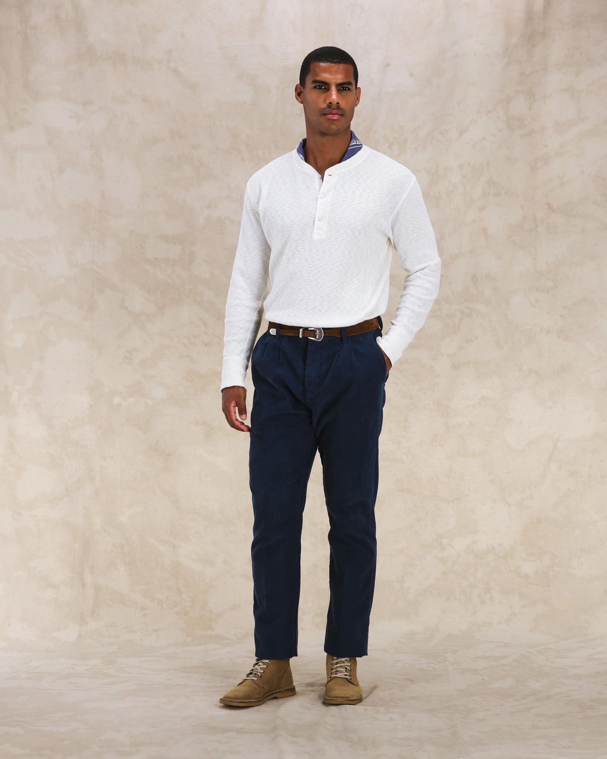 Pences Pleated Velvet Pants