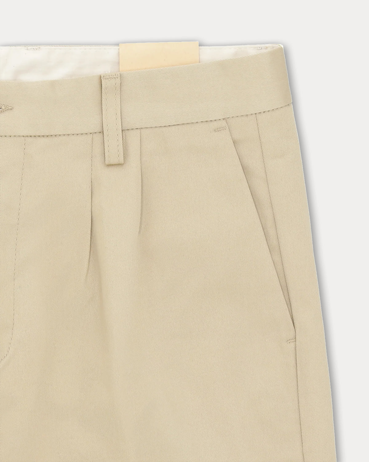 Pences Pantaloni Con Pences In Gabardine di Cotone Pesante