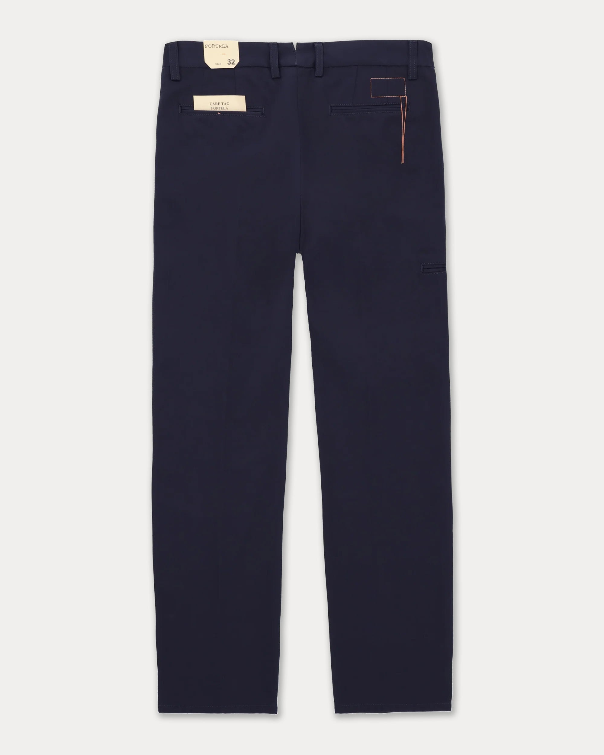 Pences Pantaloni Con Pences In Gabardine di Cotone Pesante