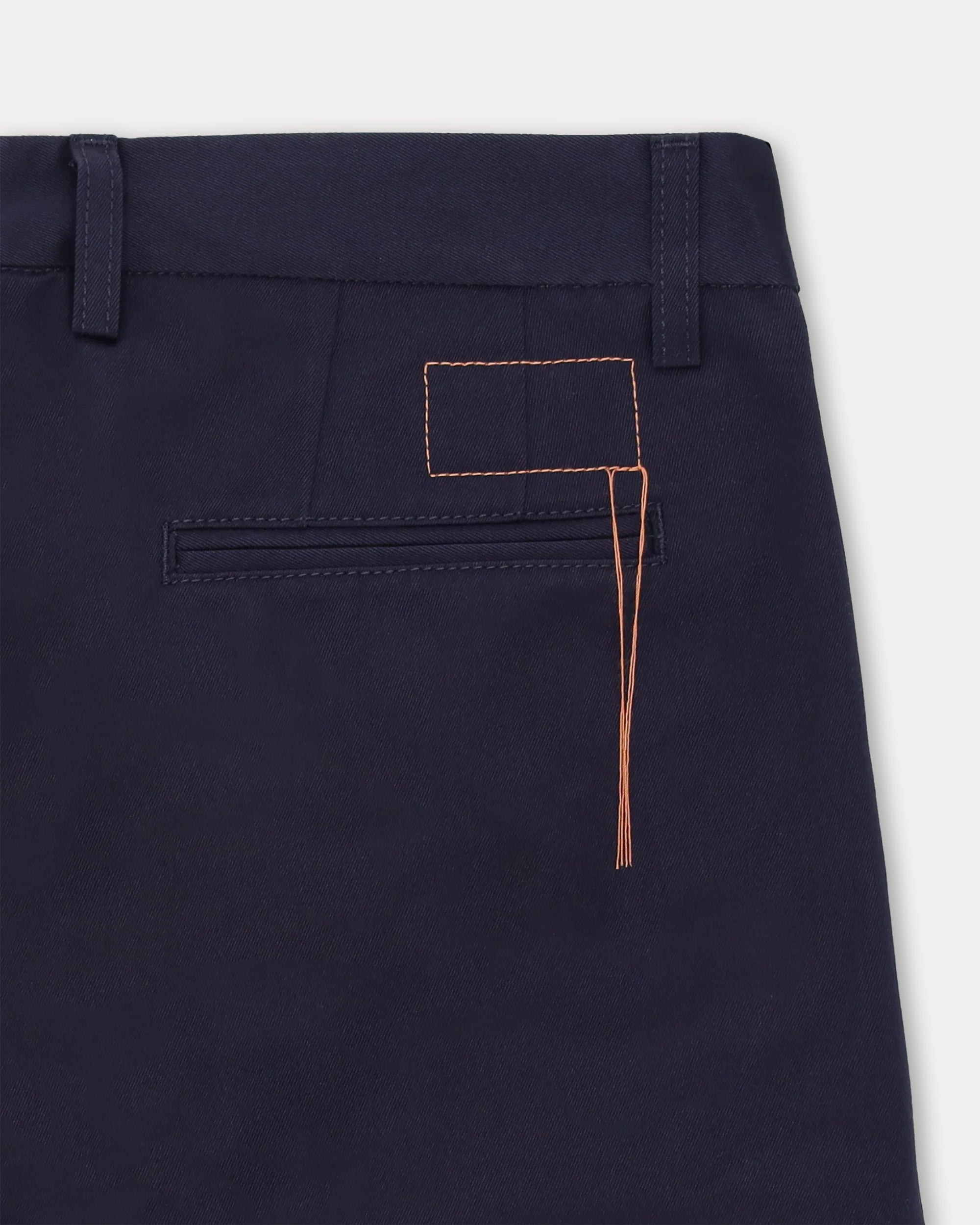 Pences Pantaloni Con Pences In Gabardine di Cotone Pesante