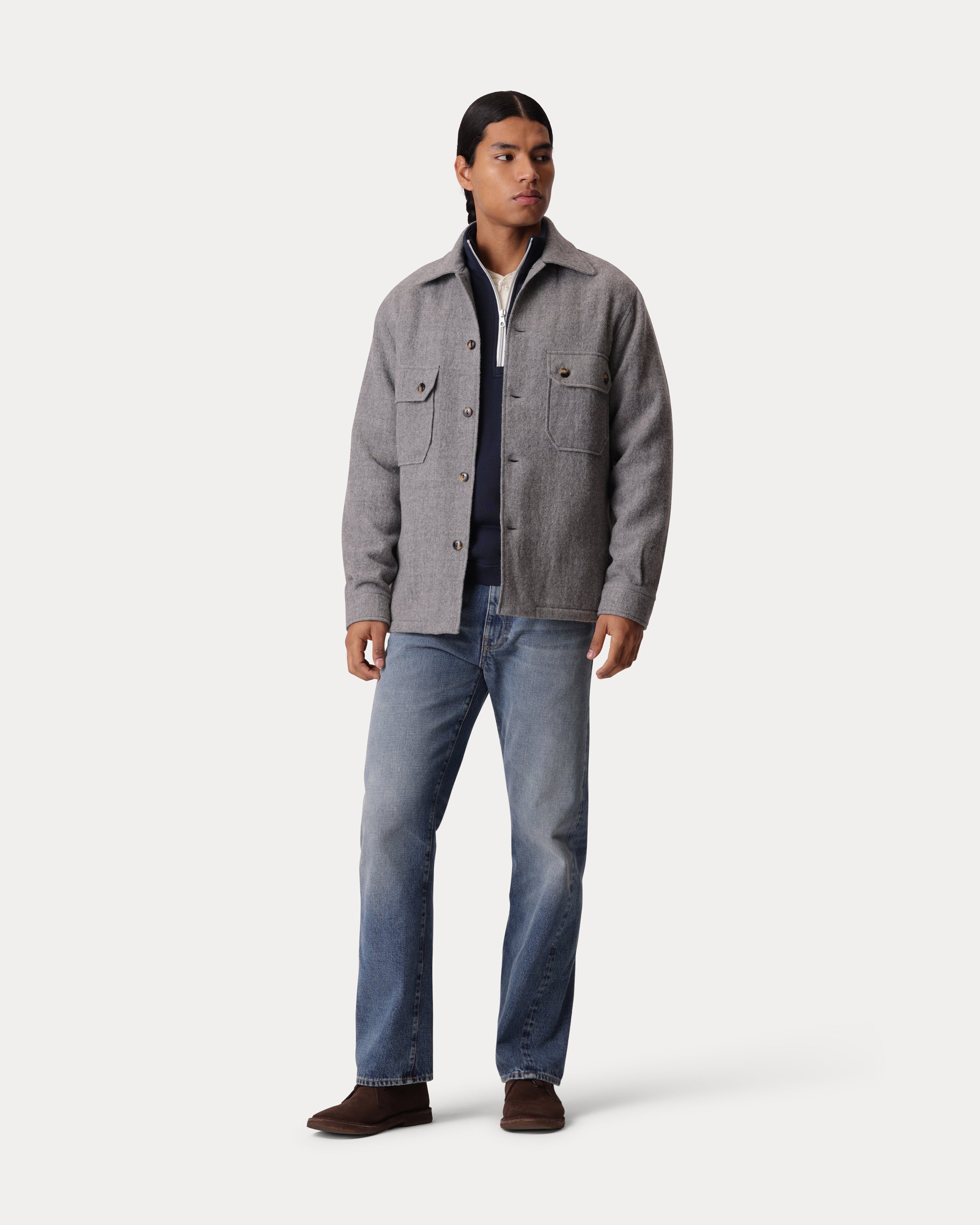 Pepper Overshirt In Lana