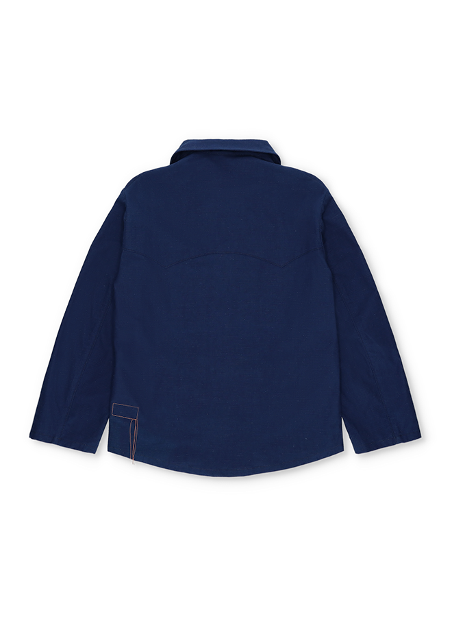 Perno Jacket Double-breasted Cotton Fiammato