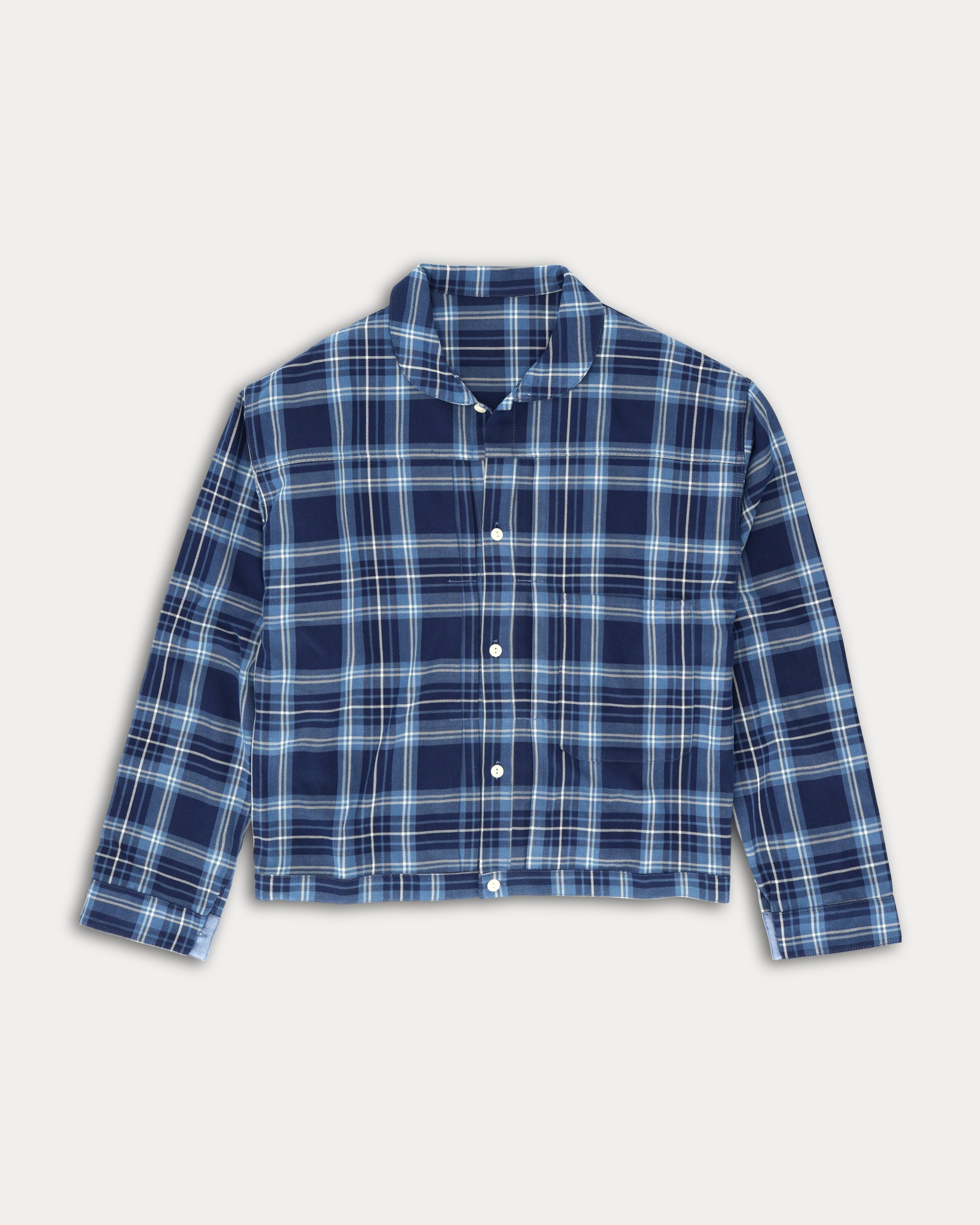 Peter Cotton Jacket with Check Pattern